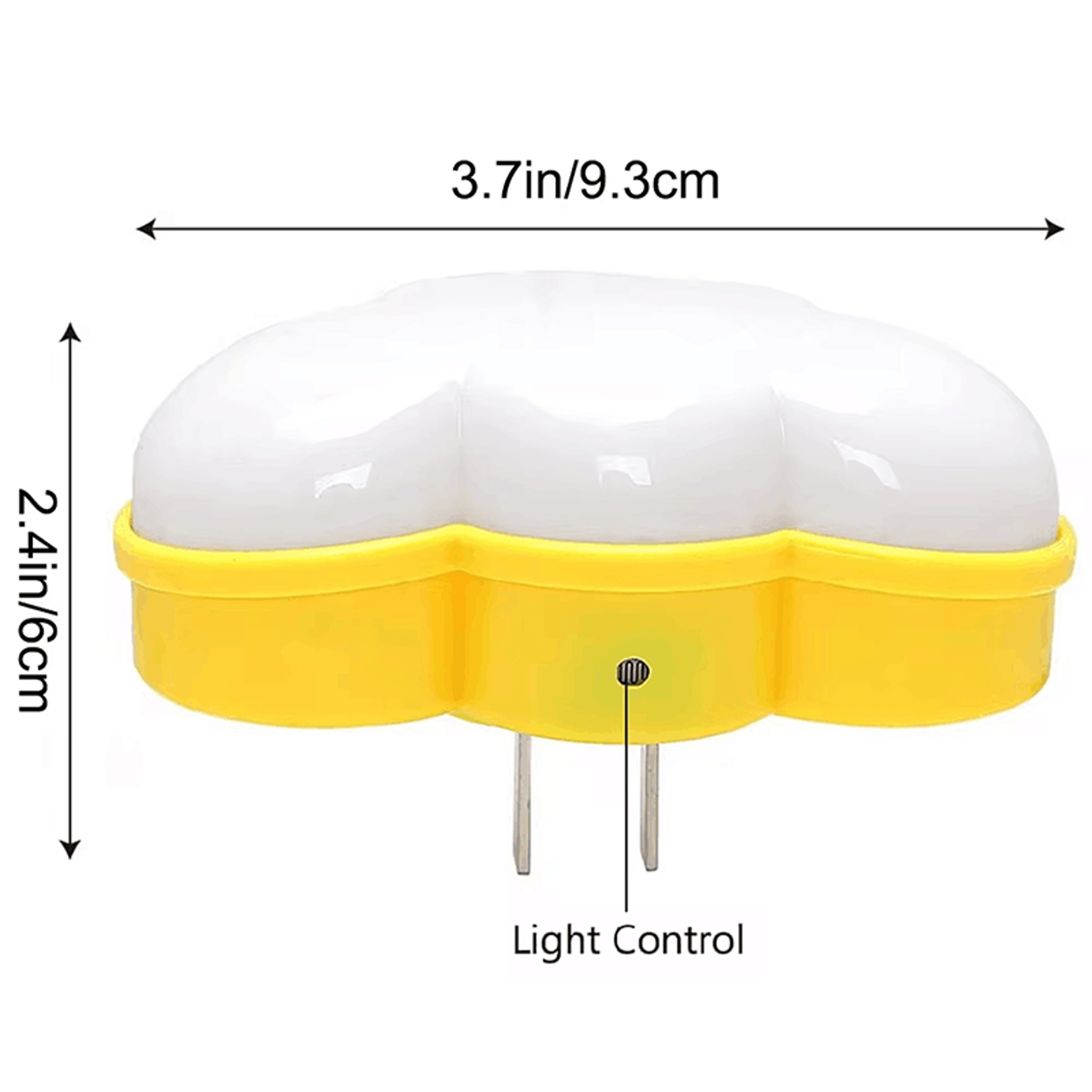LED Smart Motion Sensor Night Light Plug In Cloud Lamp For Kids Bedroom Hallway 5