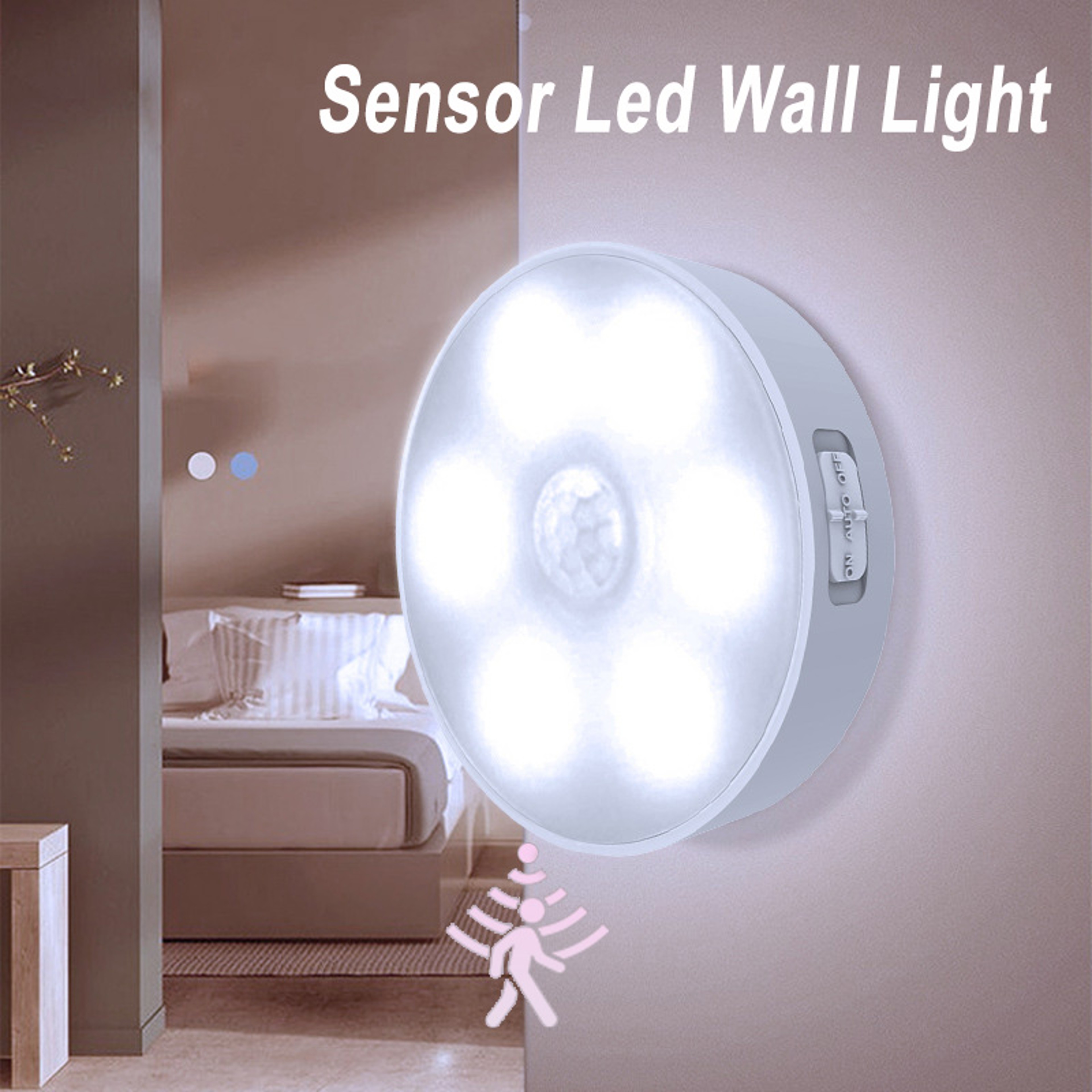 Rechargeable LED Puck Lights Wireless Color Changing Under Cabinet Closet Lights – view 9