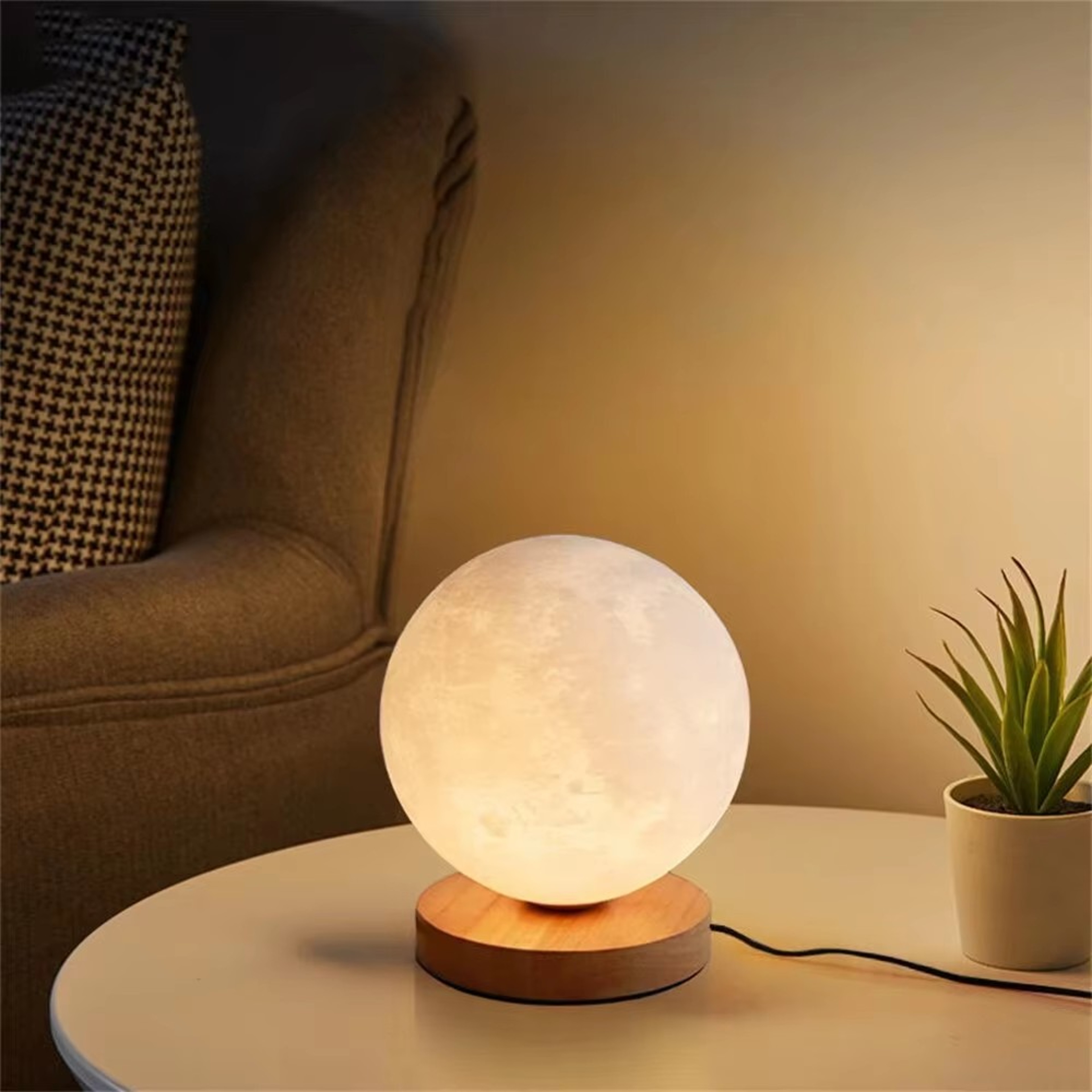 Moon Lamp LED Night Light Starry Bedroom Decor Lamp Gift – view 6