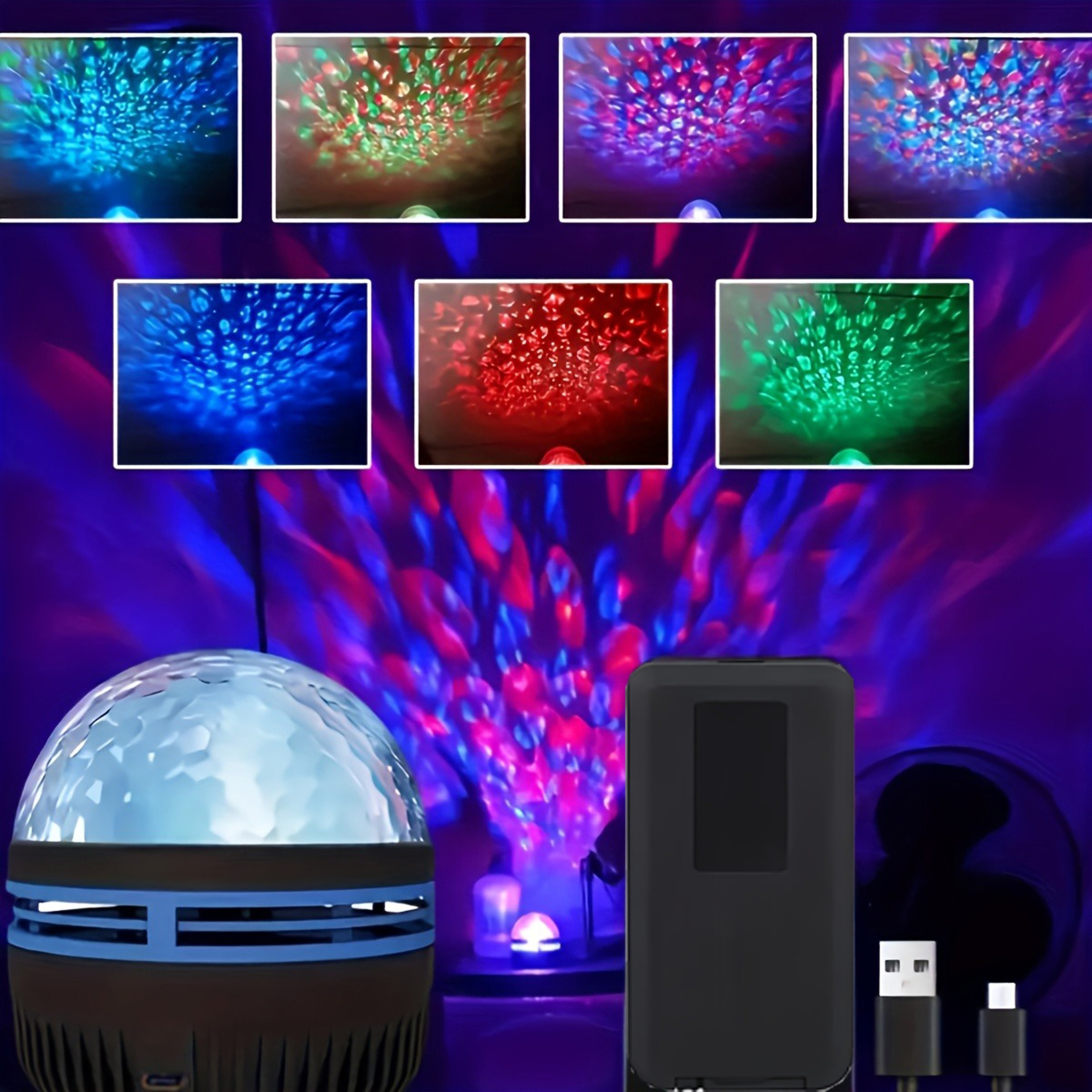 LED Galaxy Star Projector Light with Remote Control for Bedroom Ambience and Home Theater – view 7
