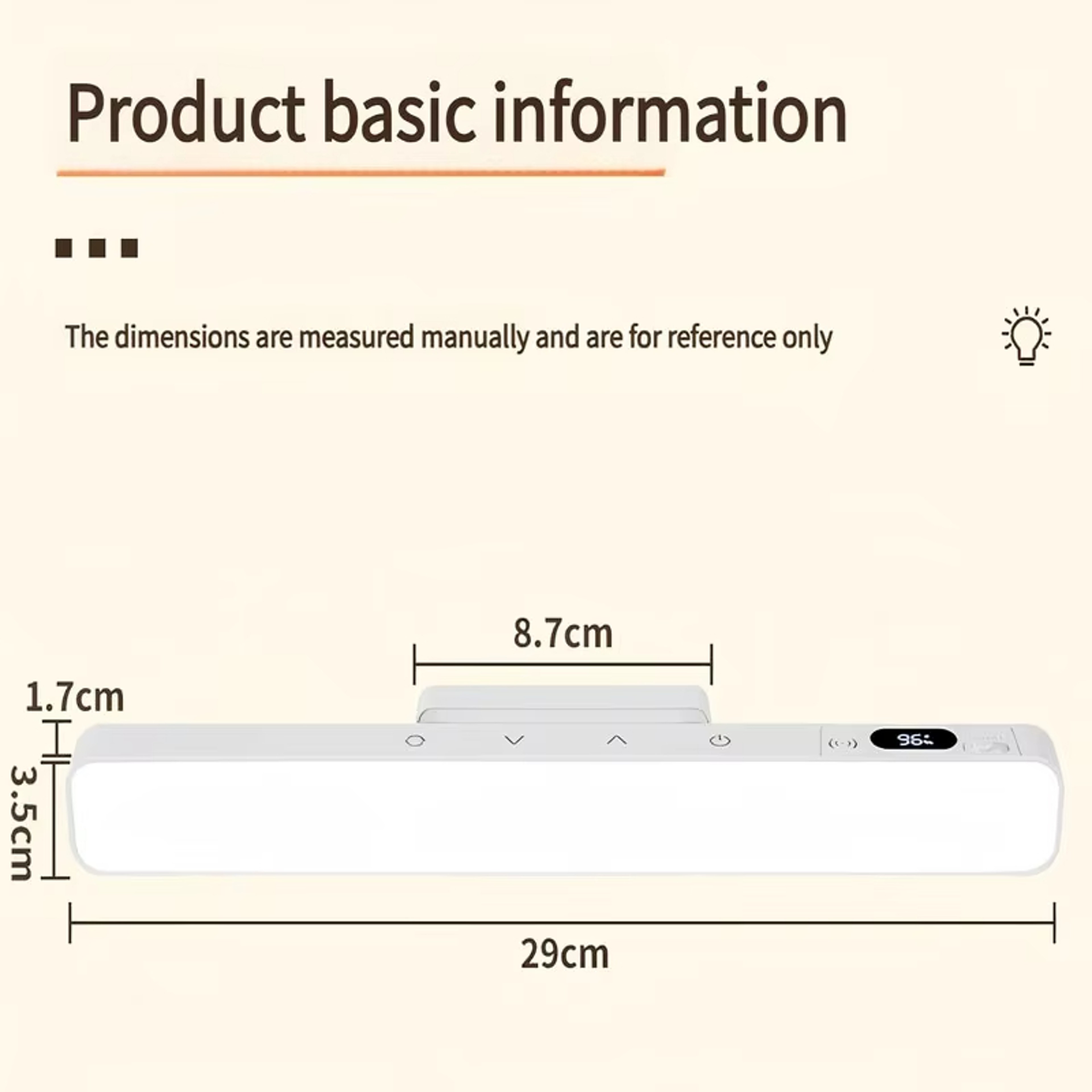 Rechargeable LED Touch Table Lamp With Magnetic Desk Light And Remote Control 5