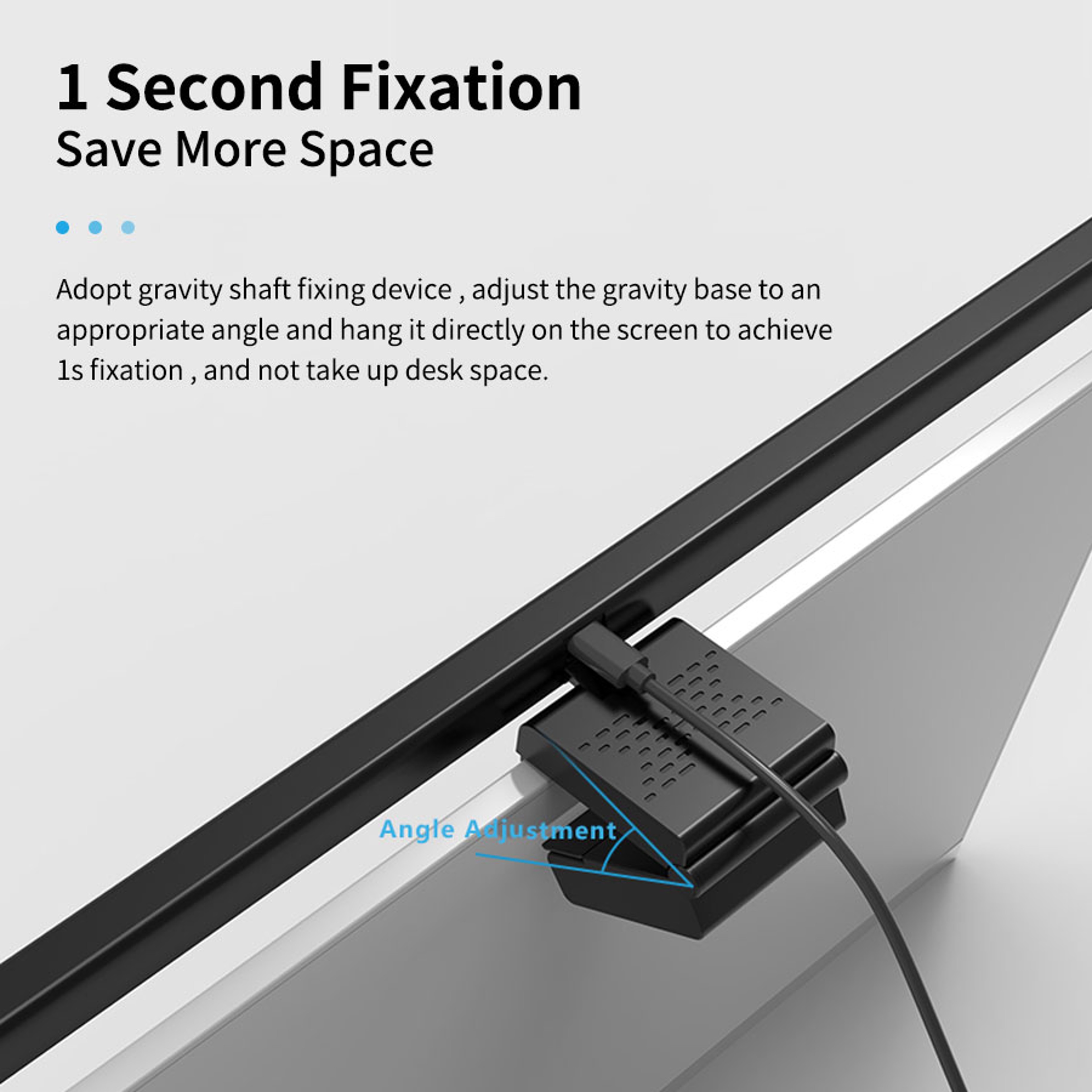 Monitor Light Bar with Stepless Dimming USB Desk Lamp for Eye Care Reading and Study – view 6