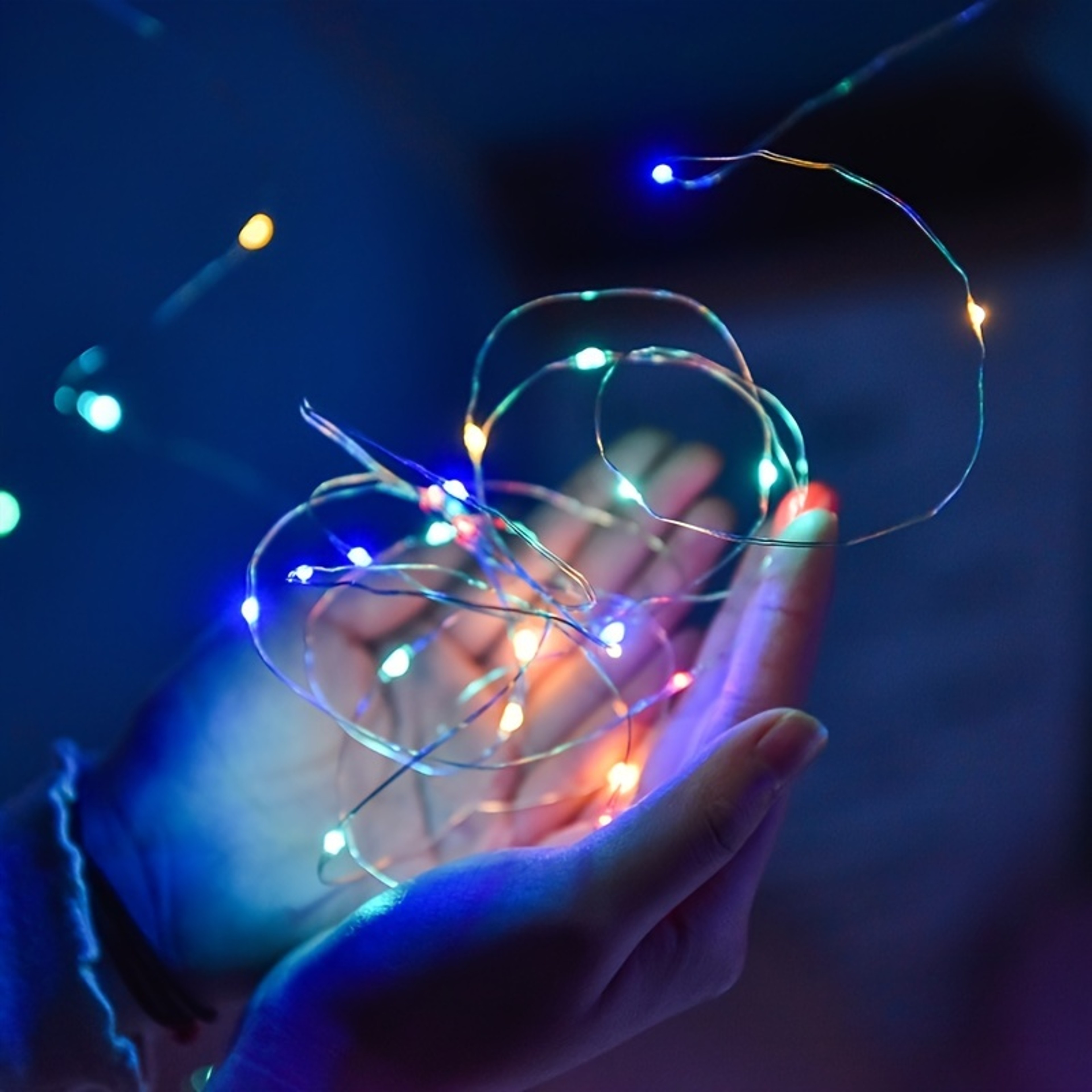 LED Fairy Lights Copper Wire String Lights for Christmas Wedding Party Decor – view 2