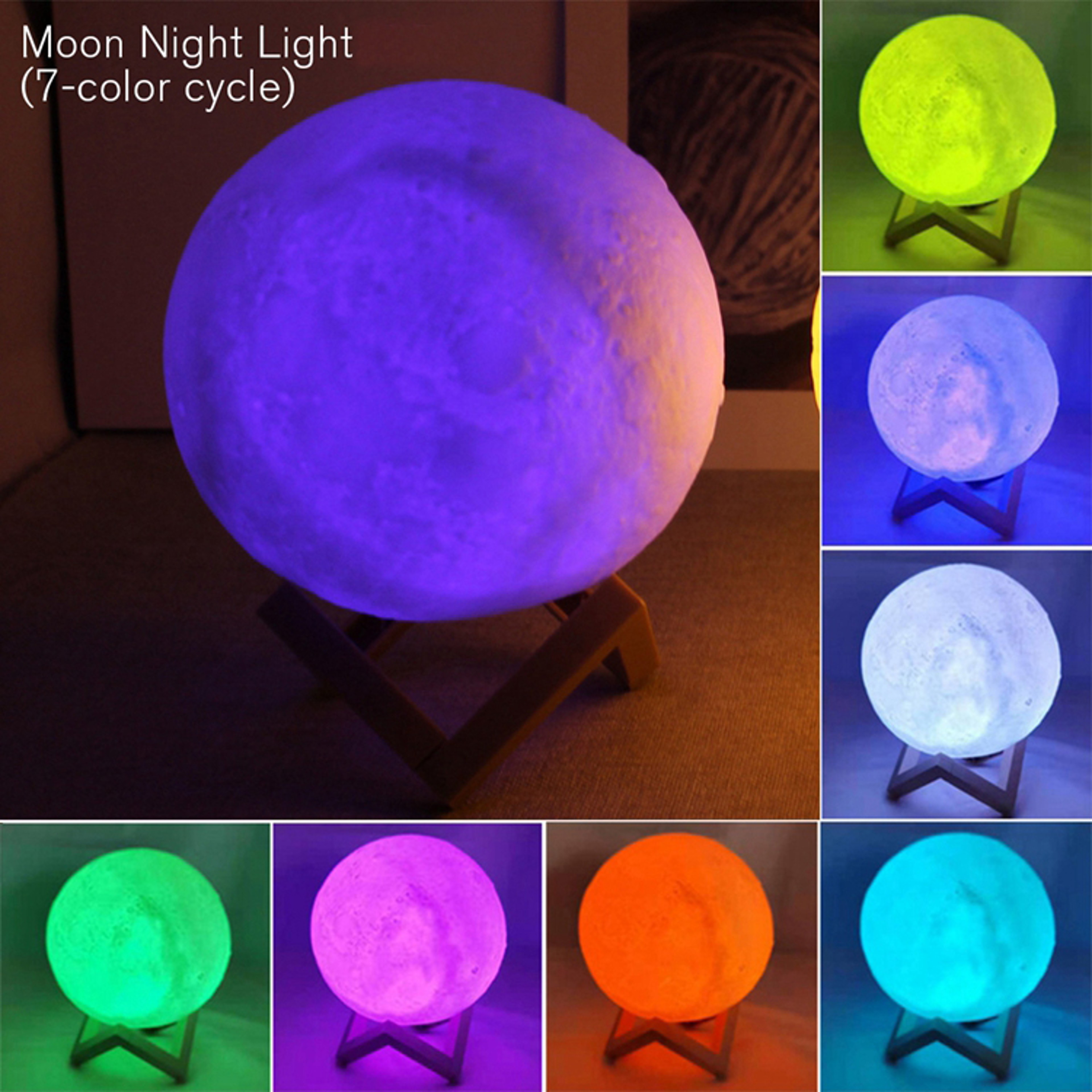 DIY Moon Star LED Book Light Night Lamp for Kids Bedroom Decor and Gift – view 9