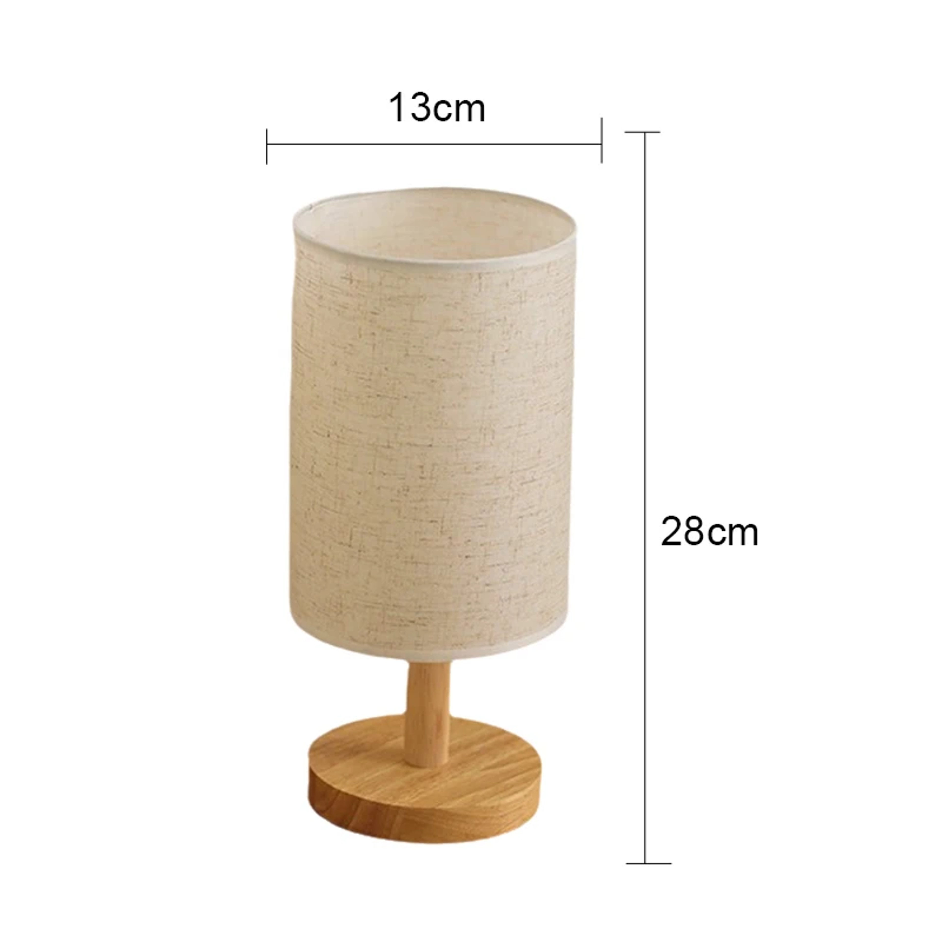 LED Bedside Table Lamp with Fabric Shade Dimmable USB Night Light for Bedroom Decor – view 8