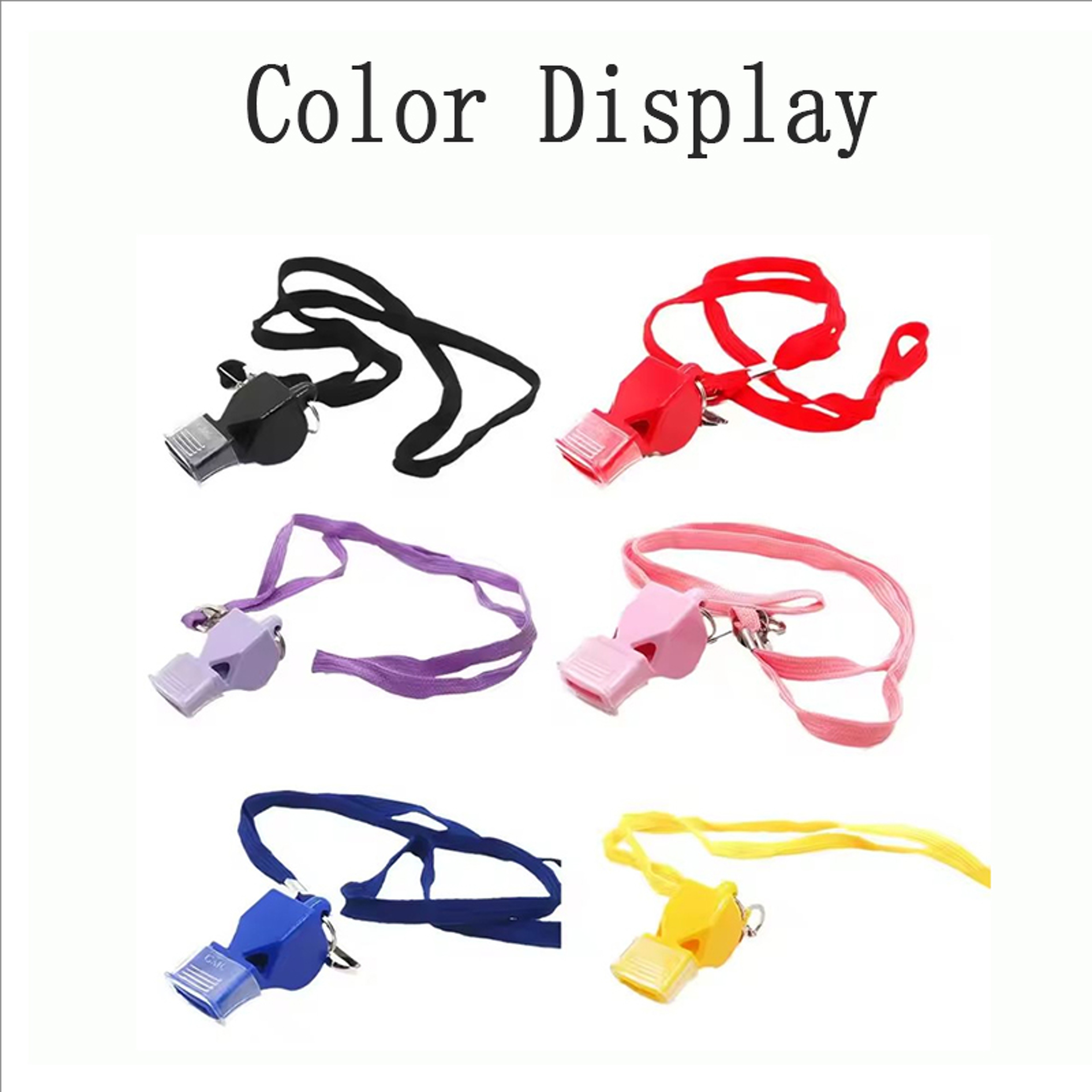 Professional Sports Referee Whistle With Lanyard For Coaches Football Basketball Training 5