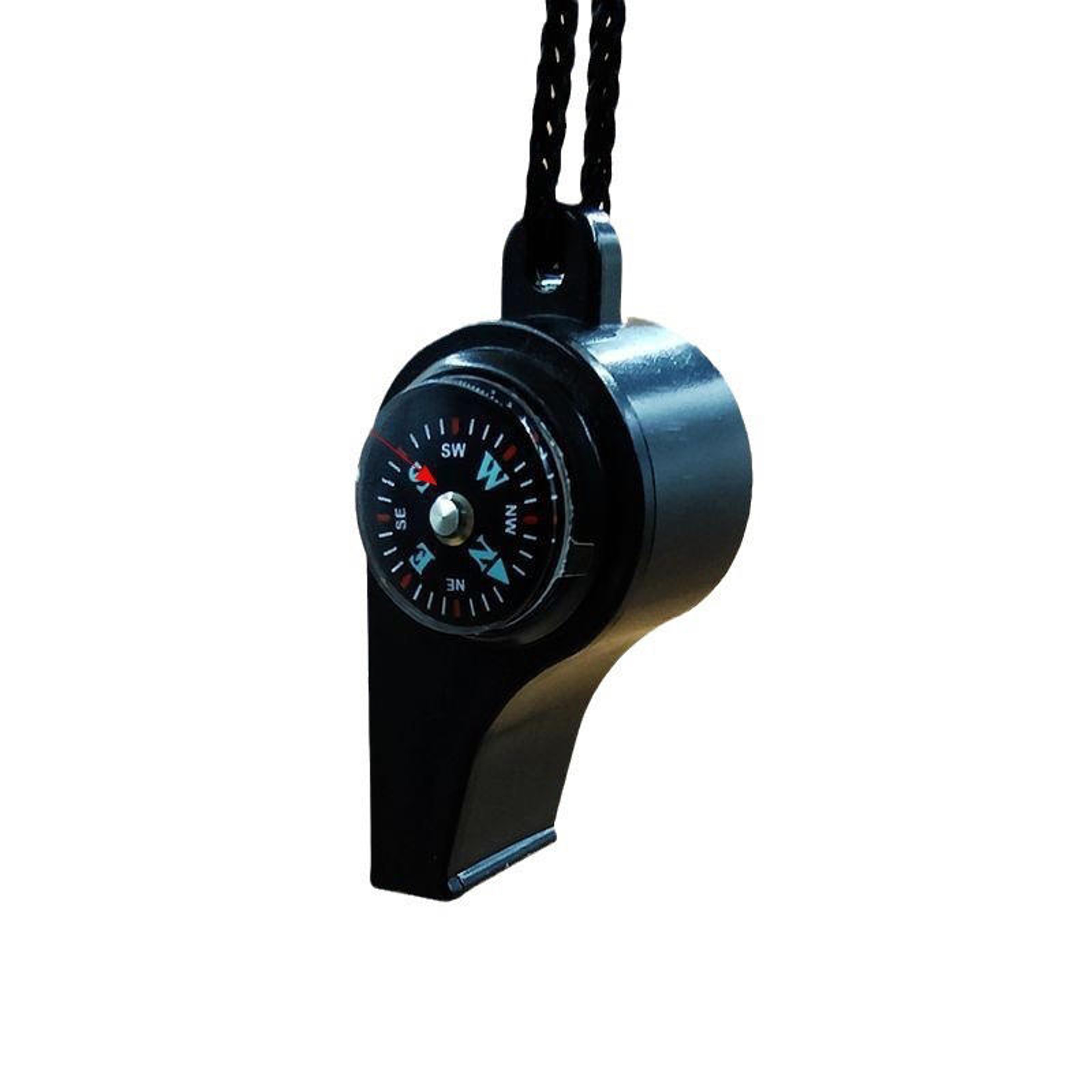 Mini Compass Whistle Thermometer Carabiner Camping Survival Tool – view 5
