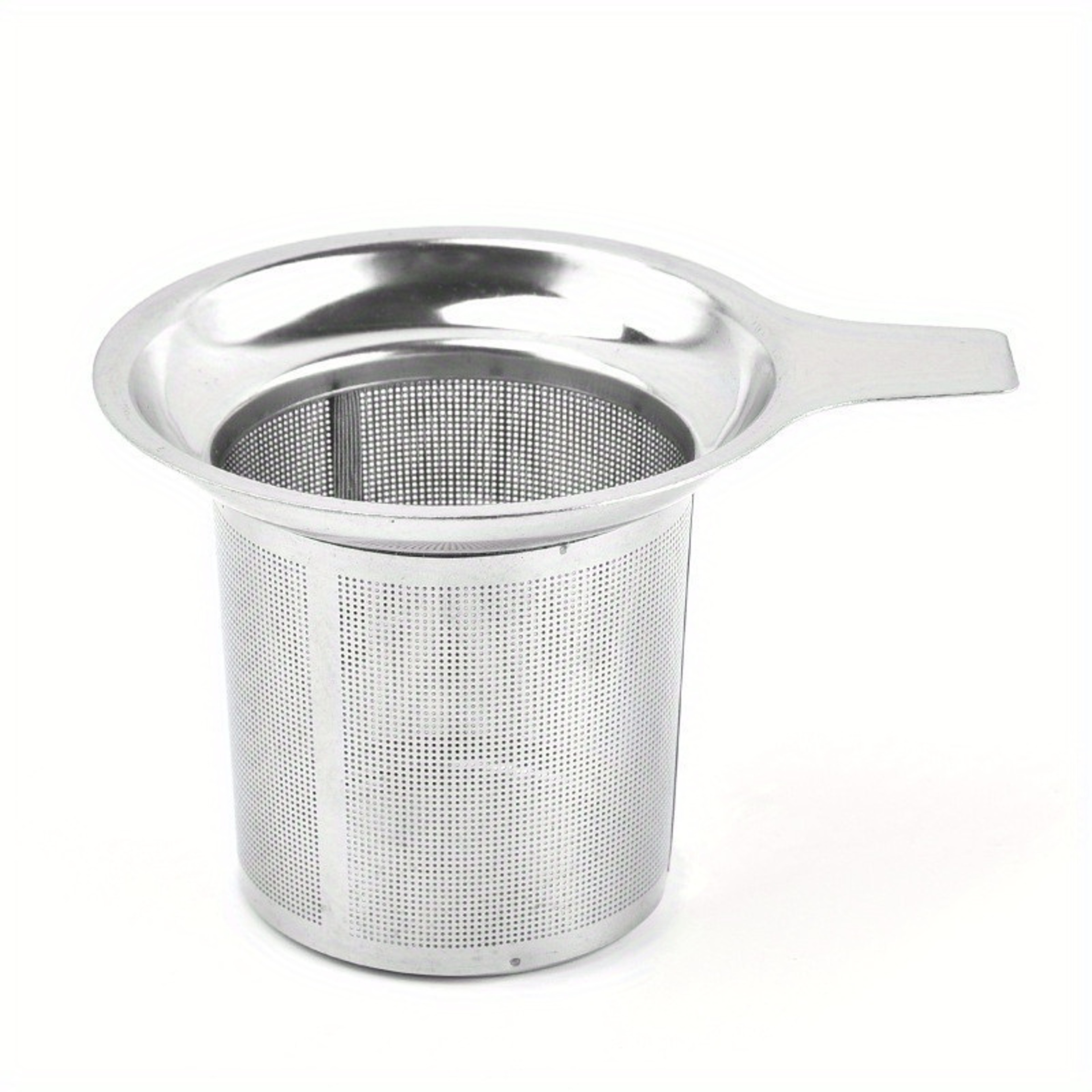 Stainless Steel Tea Strainer Reusable Loose Leaf Tea Infuser for Cup and Kettle – view 6