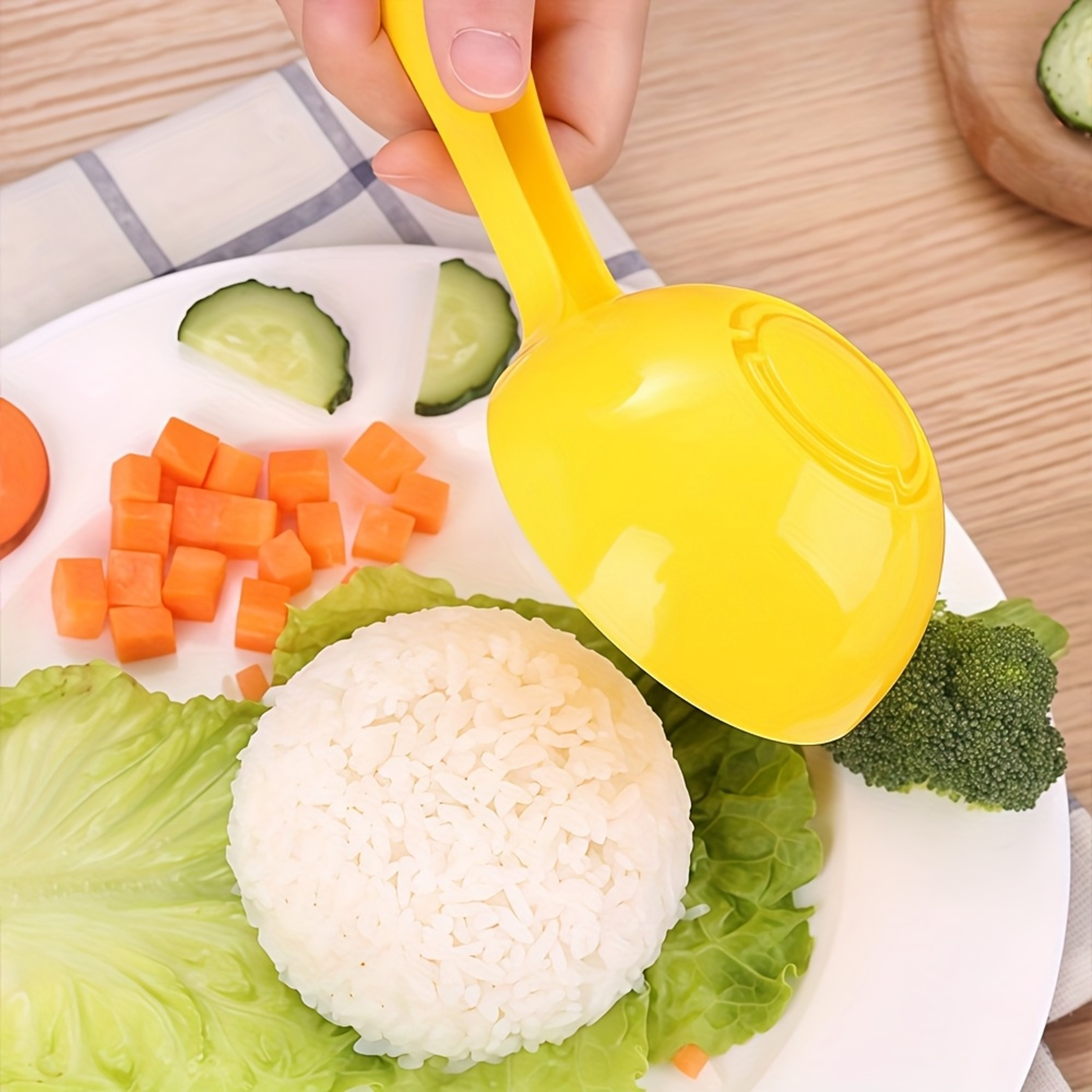 Semi Circular Rice Shaping Mold for Bento Box Sushi Making – view 5