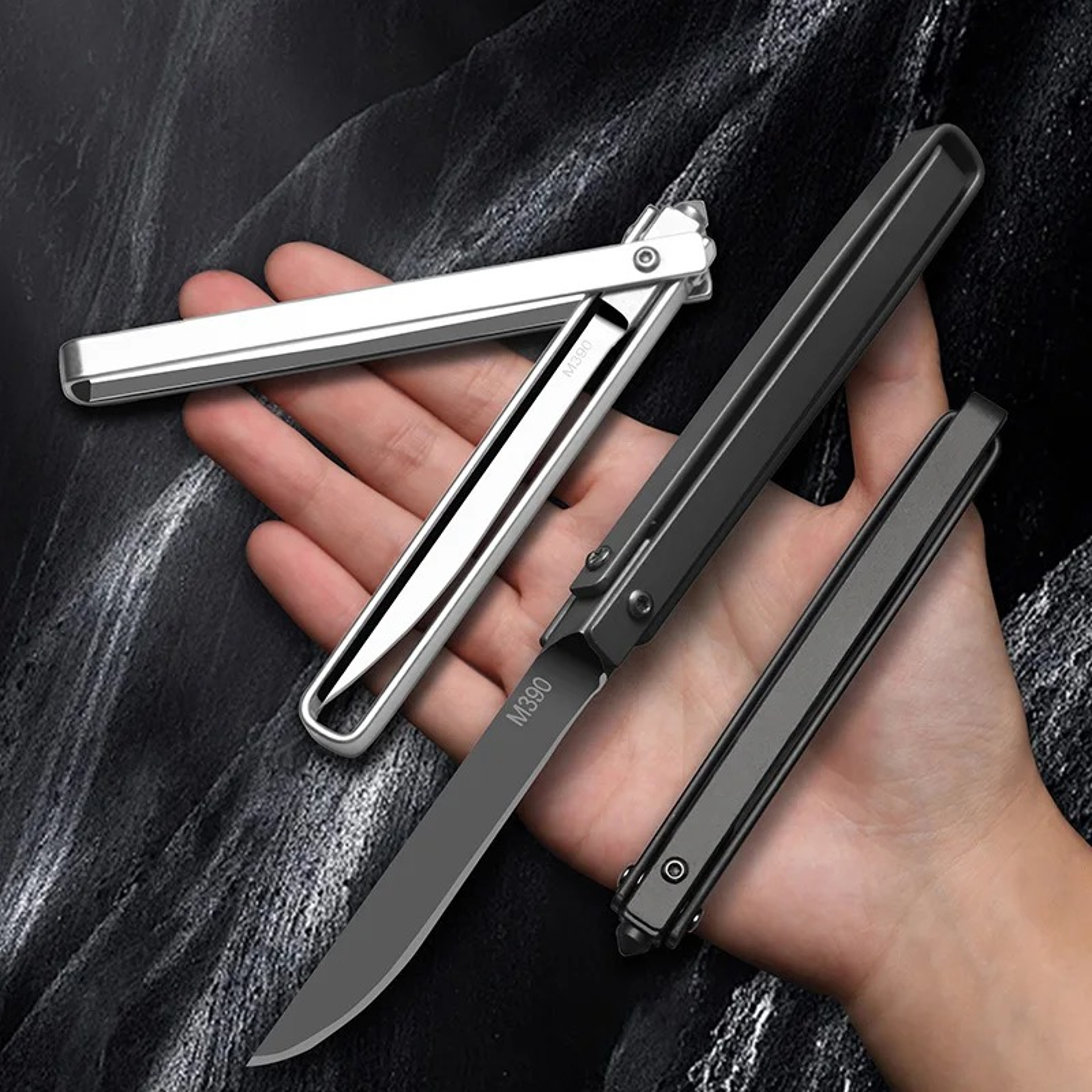 Mechanical Folding Knife Portable Kitchen Knife For Camping And Everyday Carry 3