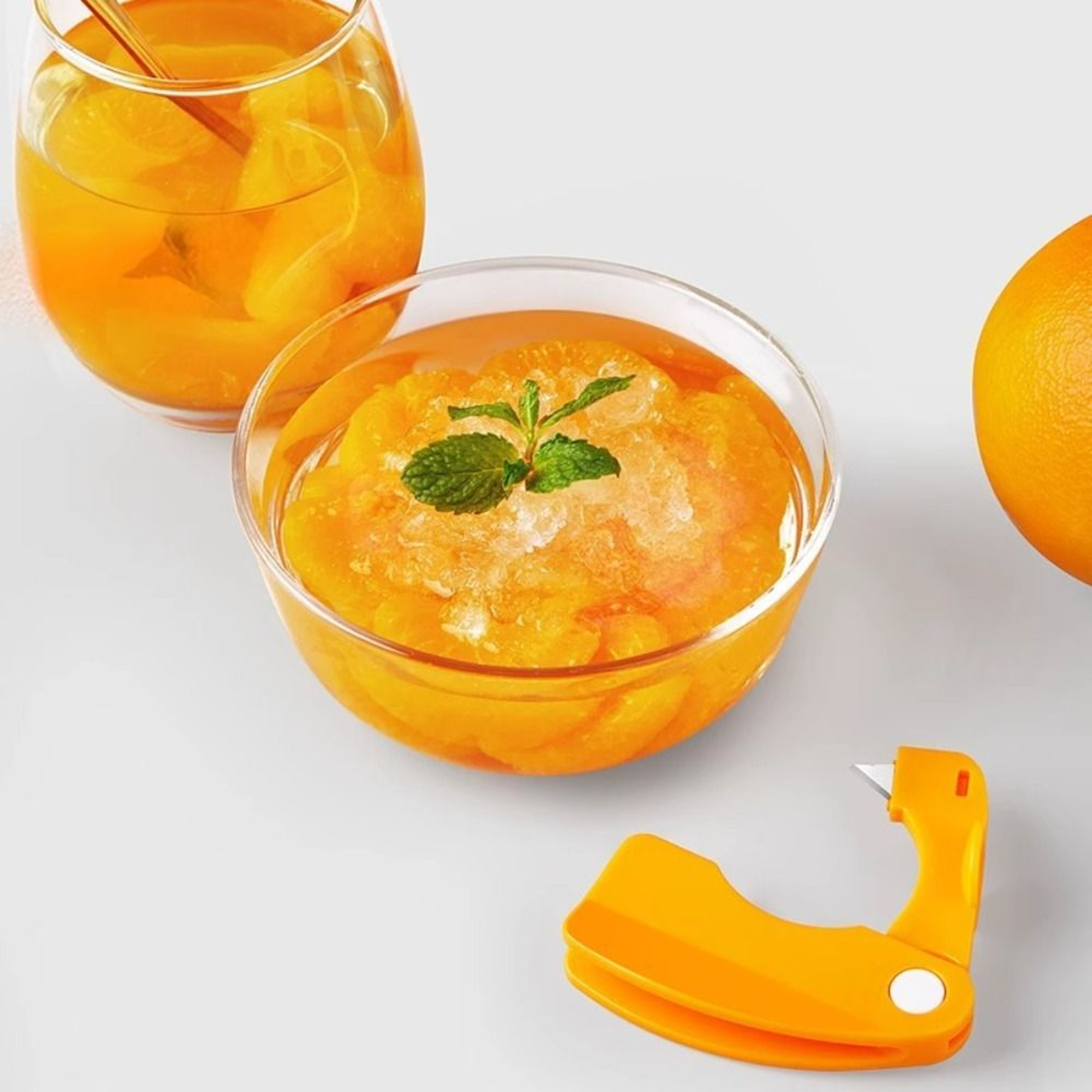 Easy Grip Orange Peeler Tool Manual Citrus Peeler Kitchen Gadget – view 5