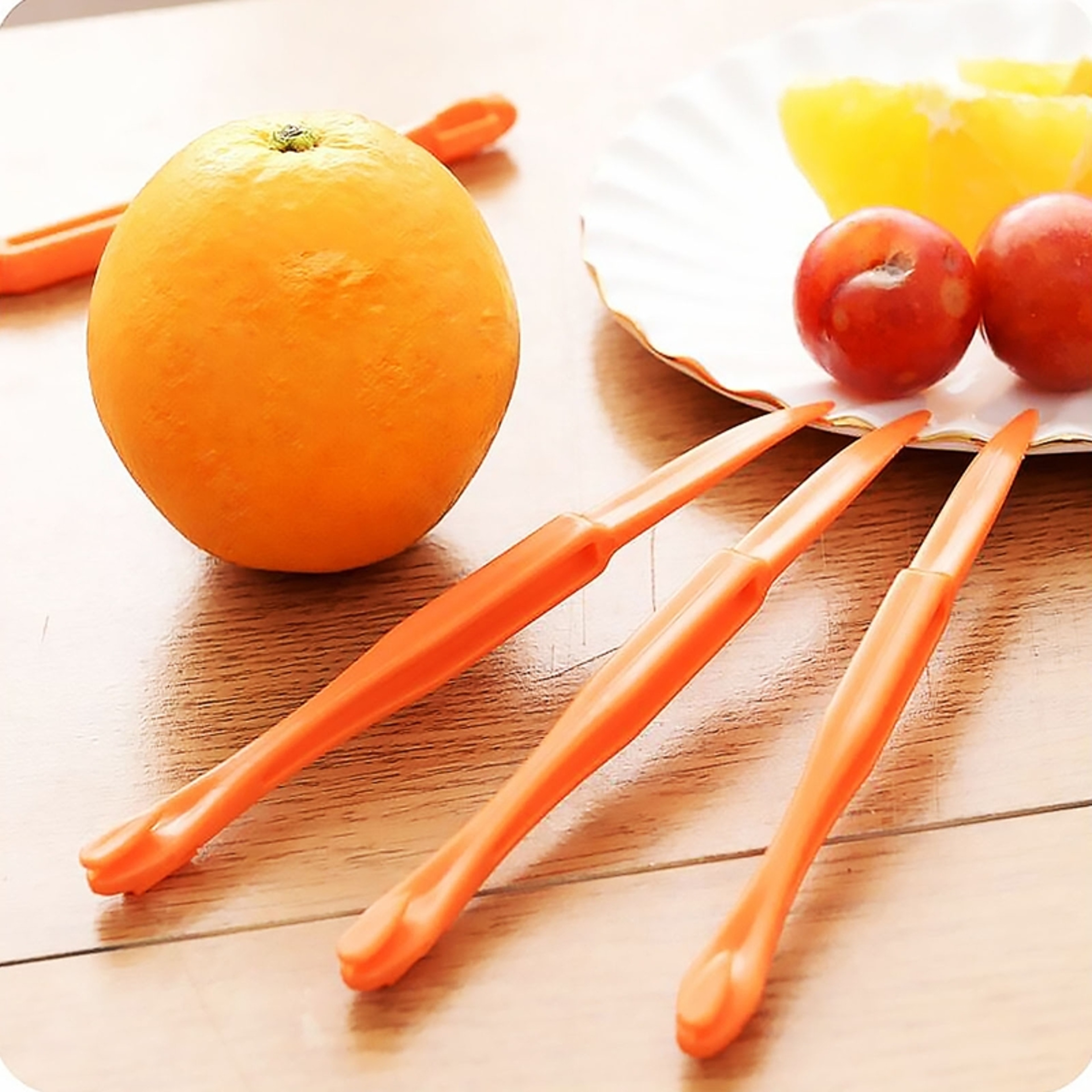 Easy Orange Peeler Tool Multifunctional Citrus Fruit Opener Kitchen Gadget – view 4