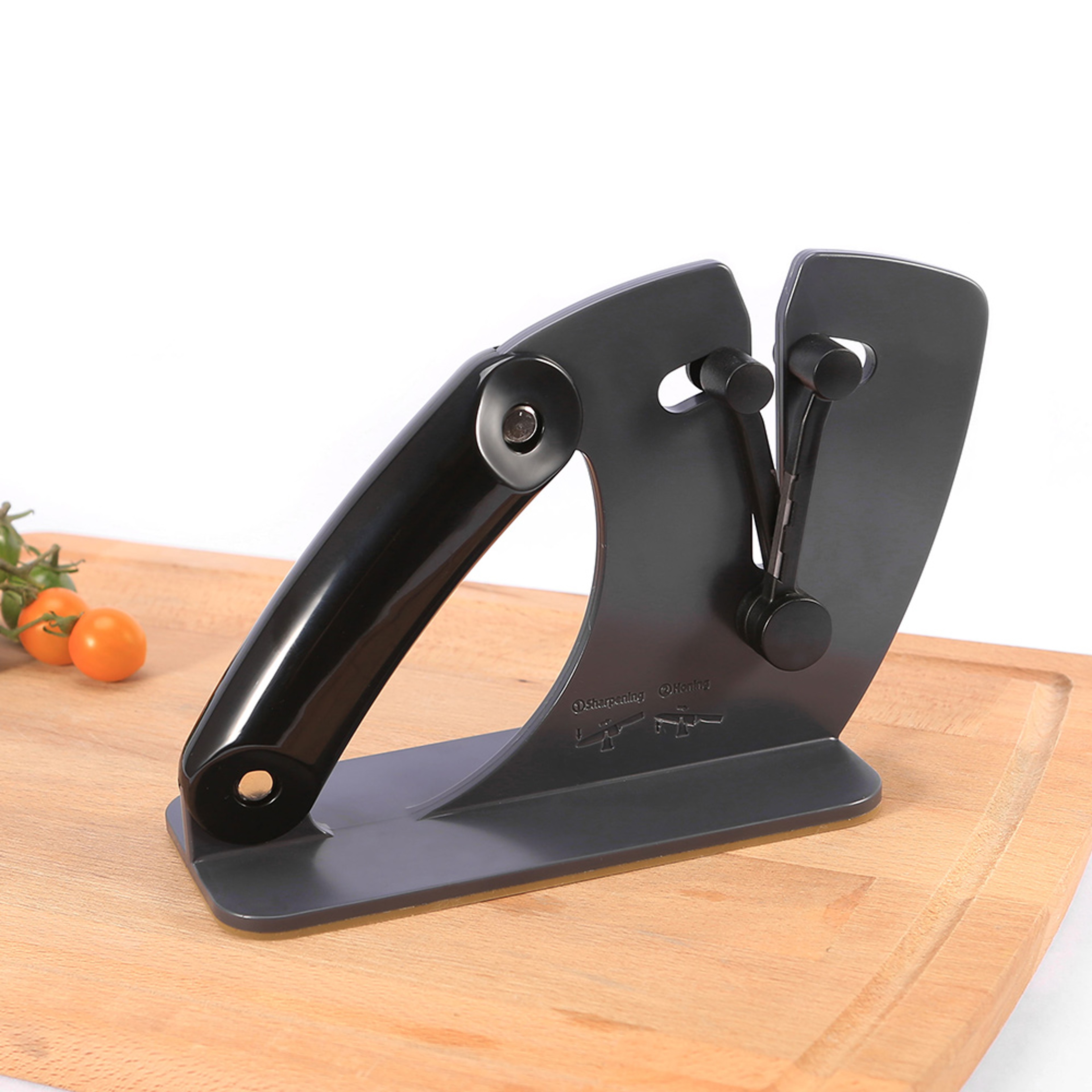 Professional Knife Sharpener Kitchen Knife Sharpening System With Precision Guide 1