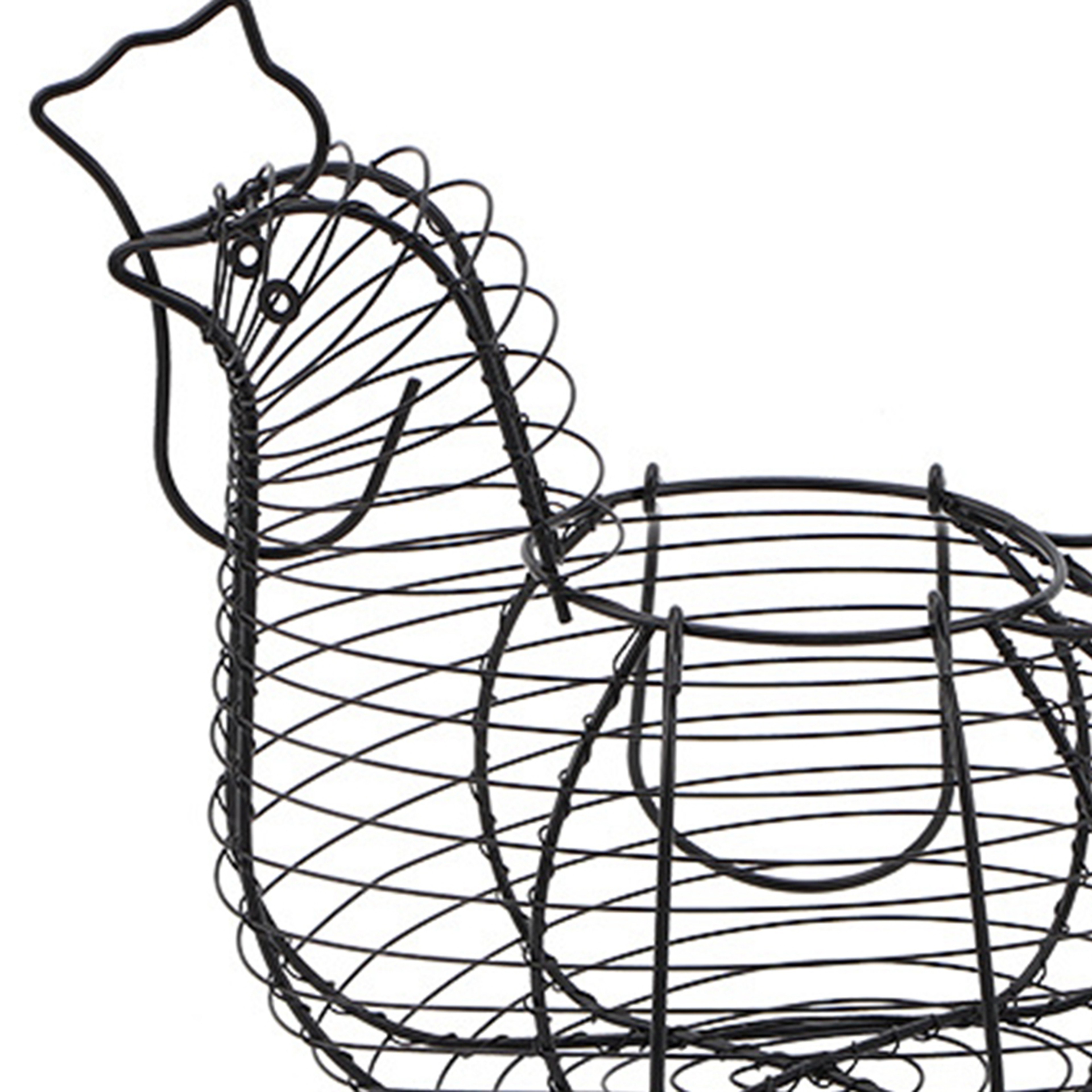 Metal Chicken Egg Basket Kitchen Storage Organizer Fruit Vegetable Countertop Holder 5