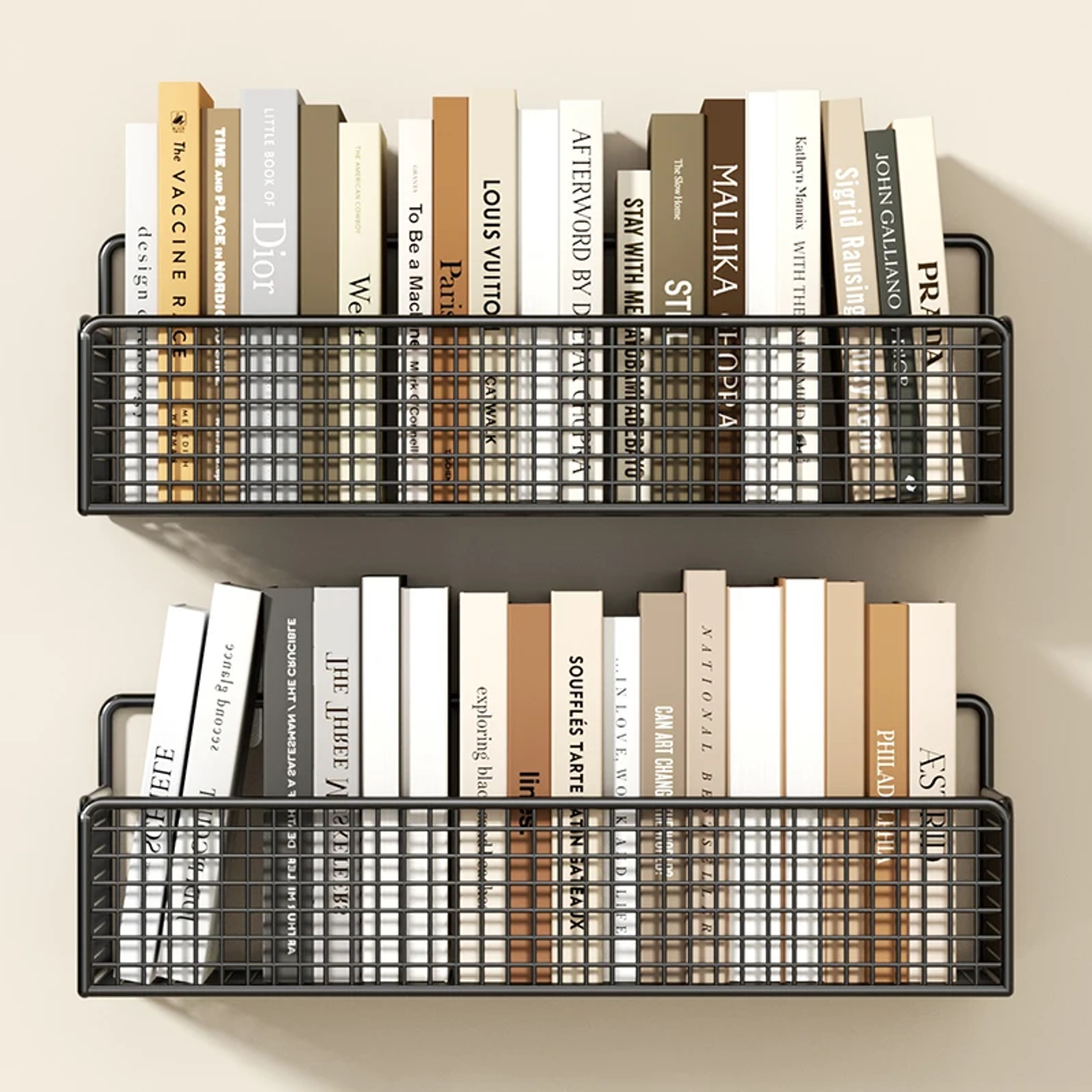 No Drill Wall Mounted Shelf Bedside Storage Rack for Dorm Room Organization – view 4