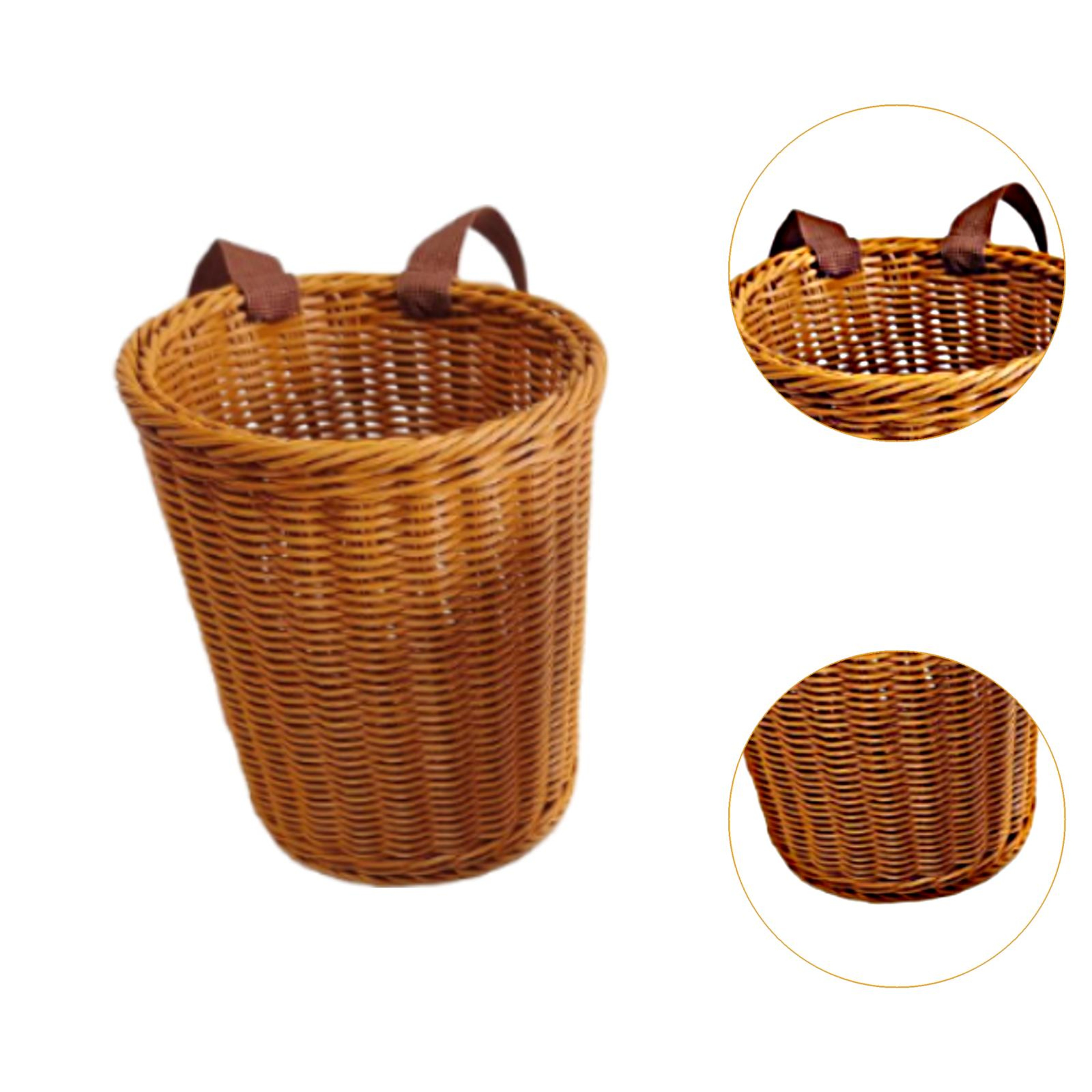 Rustic Woven Basket Backpack Large Capacity Picnic and Camping Storage Basket – view 5