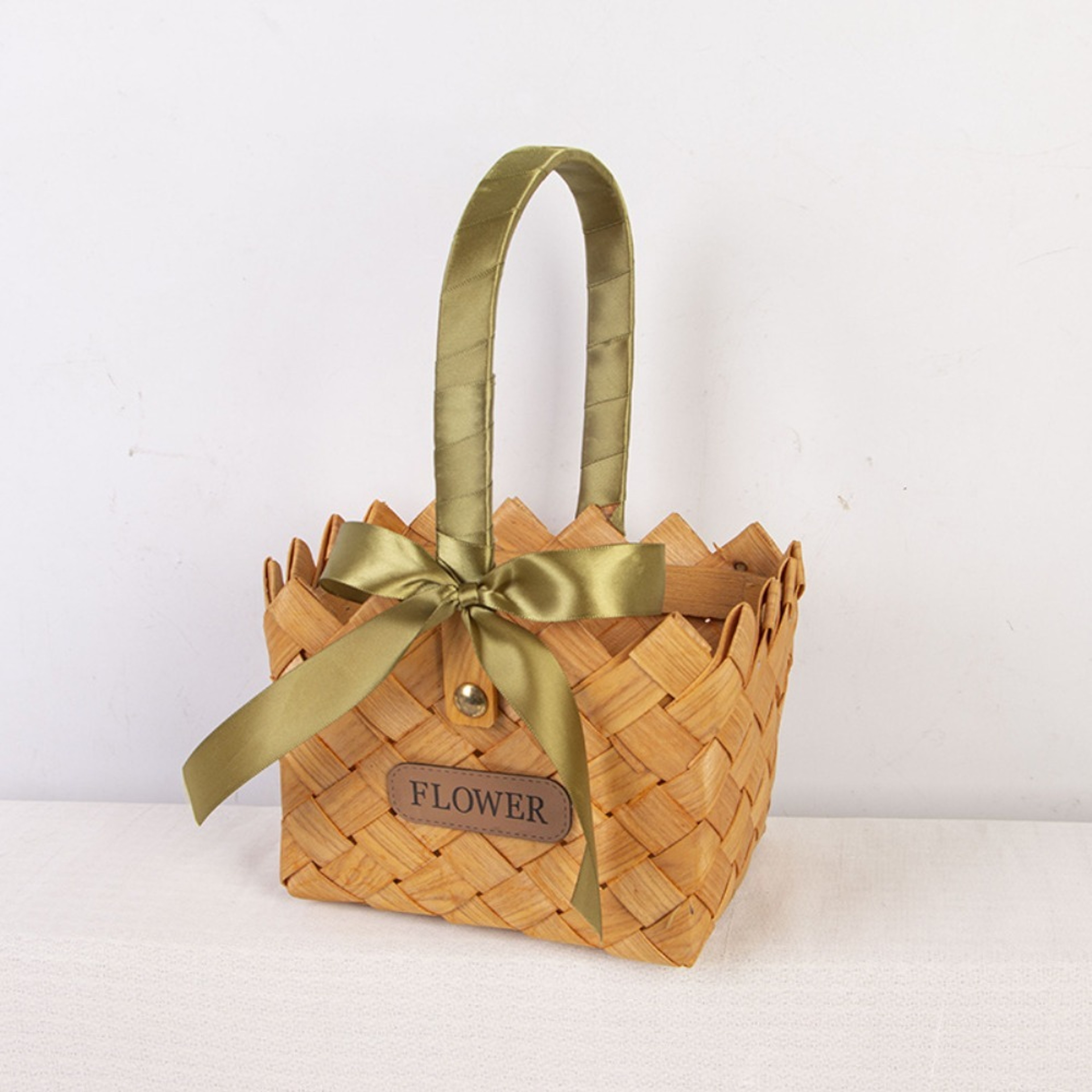 Handmade Foldable Storage Basket Decorative Plant Pot Holder Home Organizer – view 4
