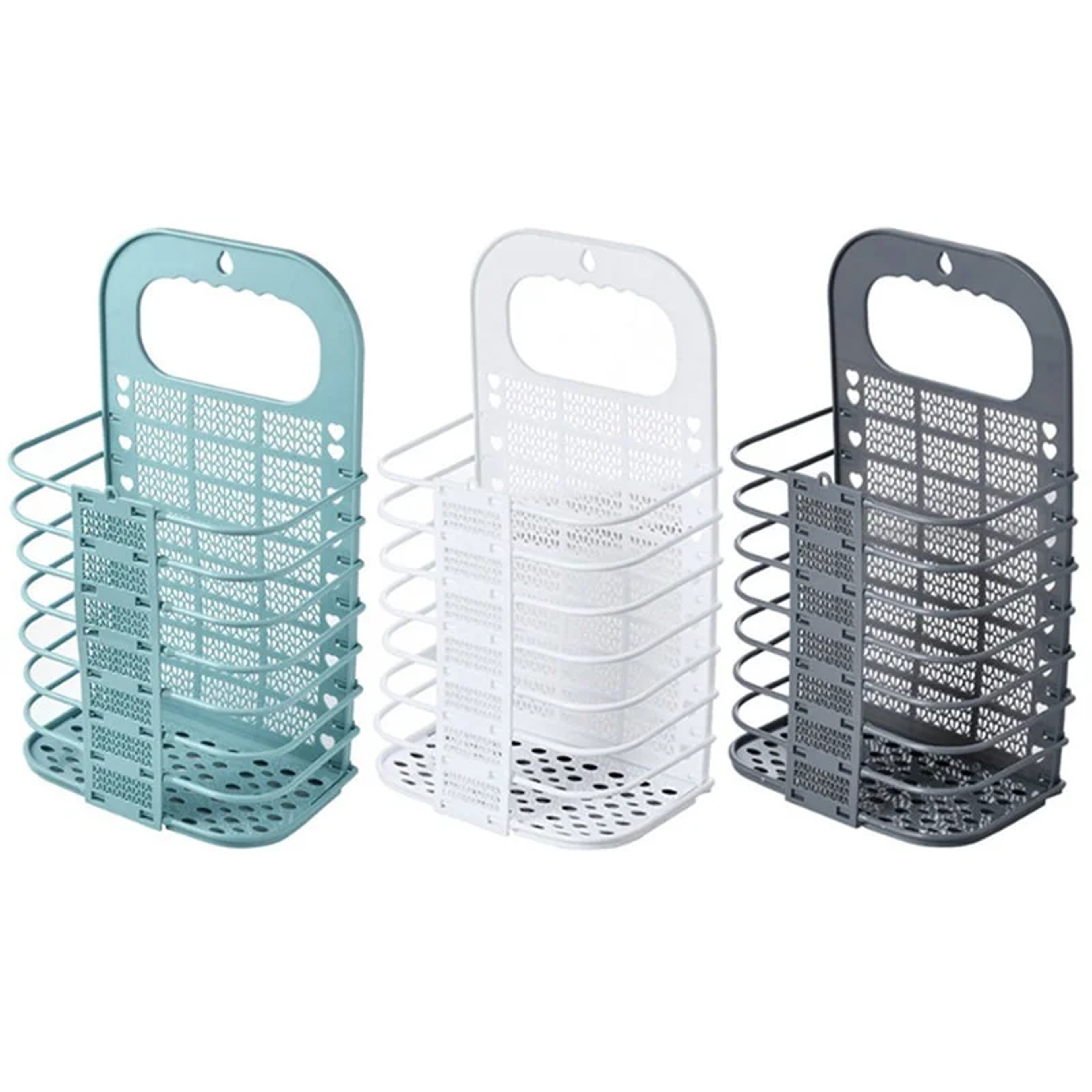 Foldable Wall Mounted Laundry Basket Space Saving Clothes Hamper 1