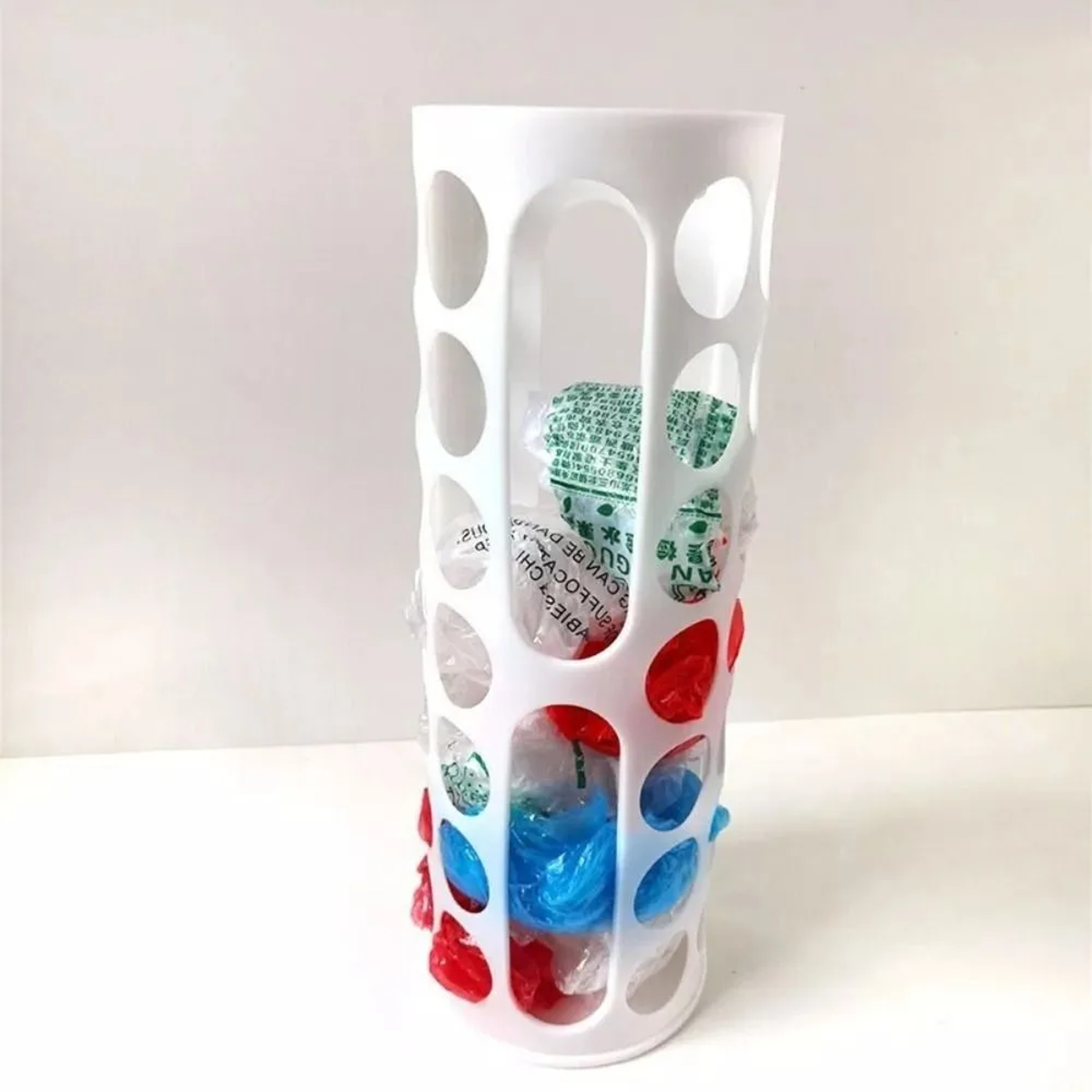 Wall Mounted Garbage Bag Holder Foldable Kitchen Storage Organizer 5