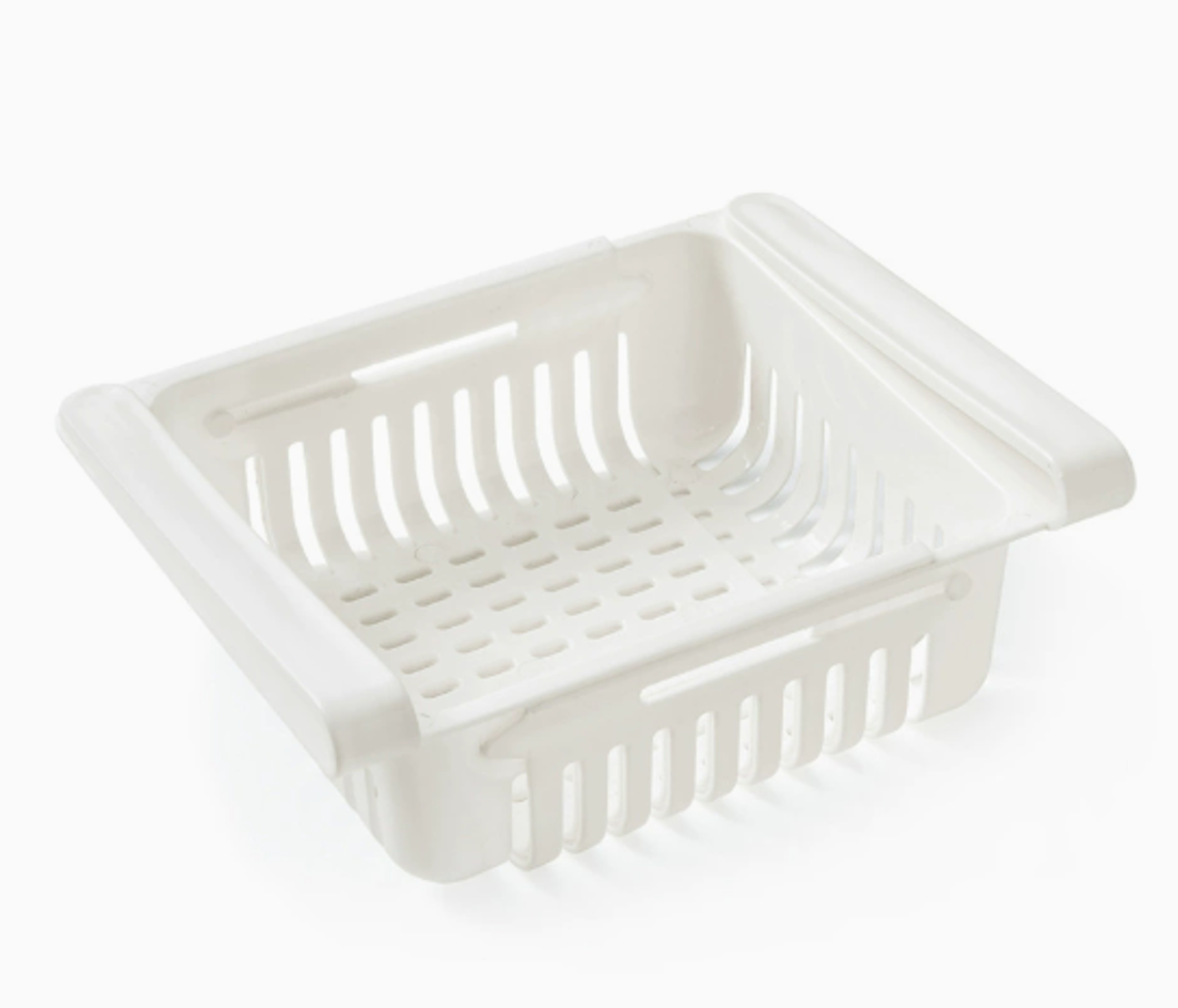 Adjustable Fridge Organizer Drawer Retractable Refrigerator Storage Basket 4