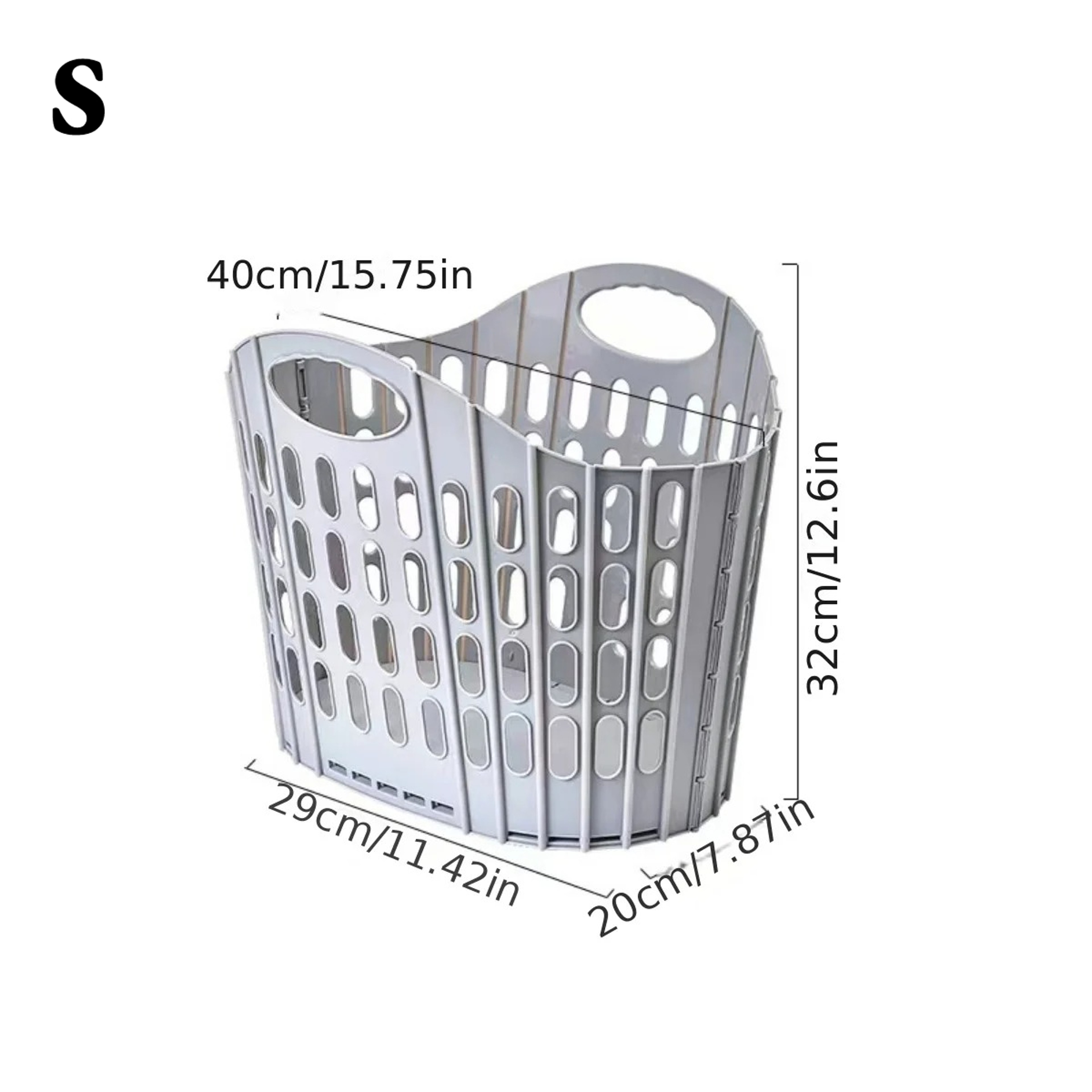 Collapsible Laundry Hamper Foldable Fabric Basket For Space Saving Home Storage 6