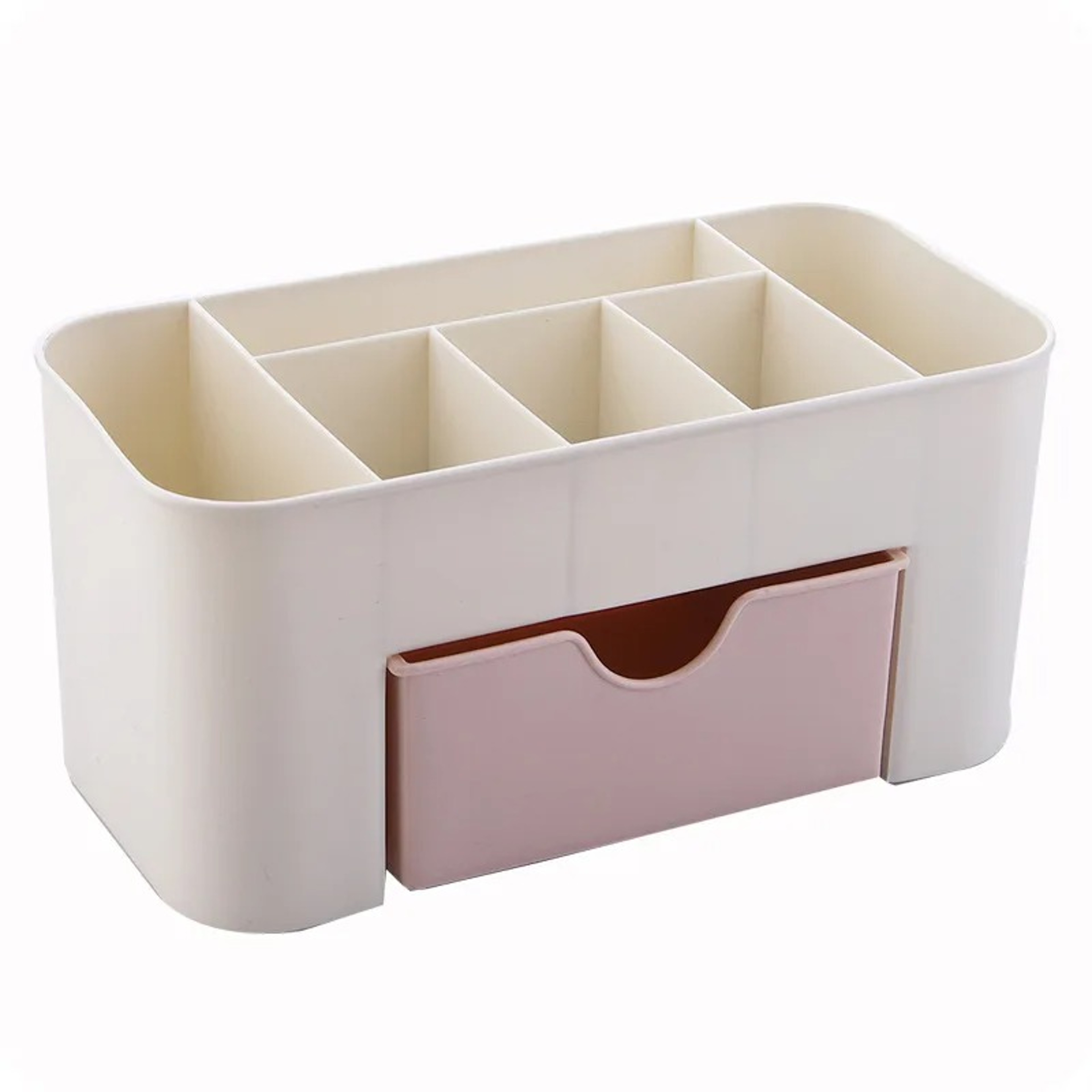 Nail Art Organizer Box Clear Gel Polish Storage Cotton Pad Holder 6