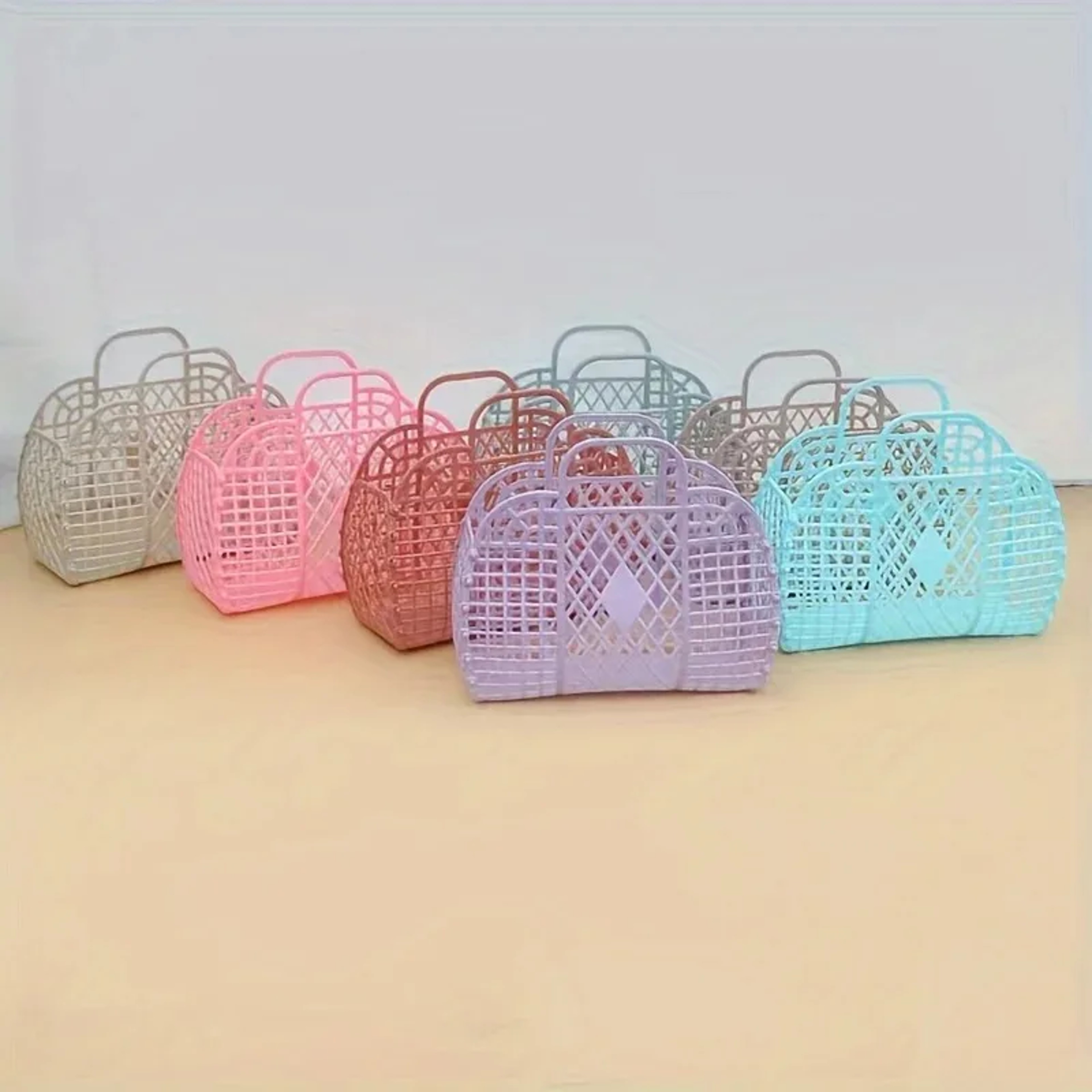 Foldable Storage Basket with Large Capacity Vegetable Basket for Kitchen Organization – view 1