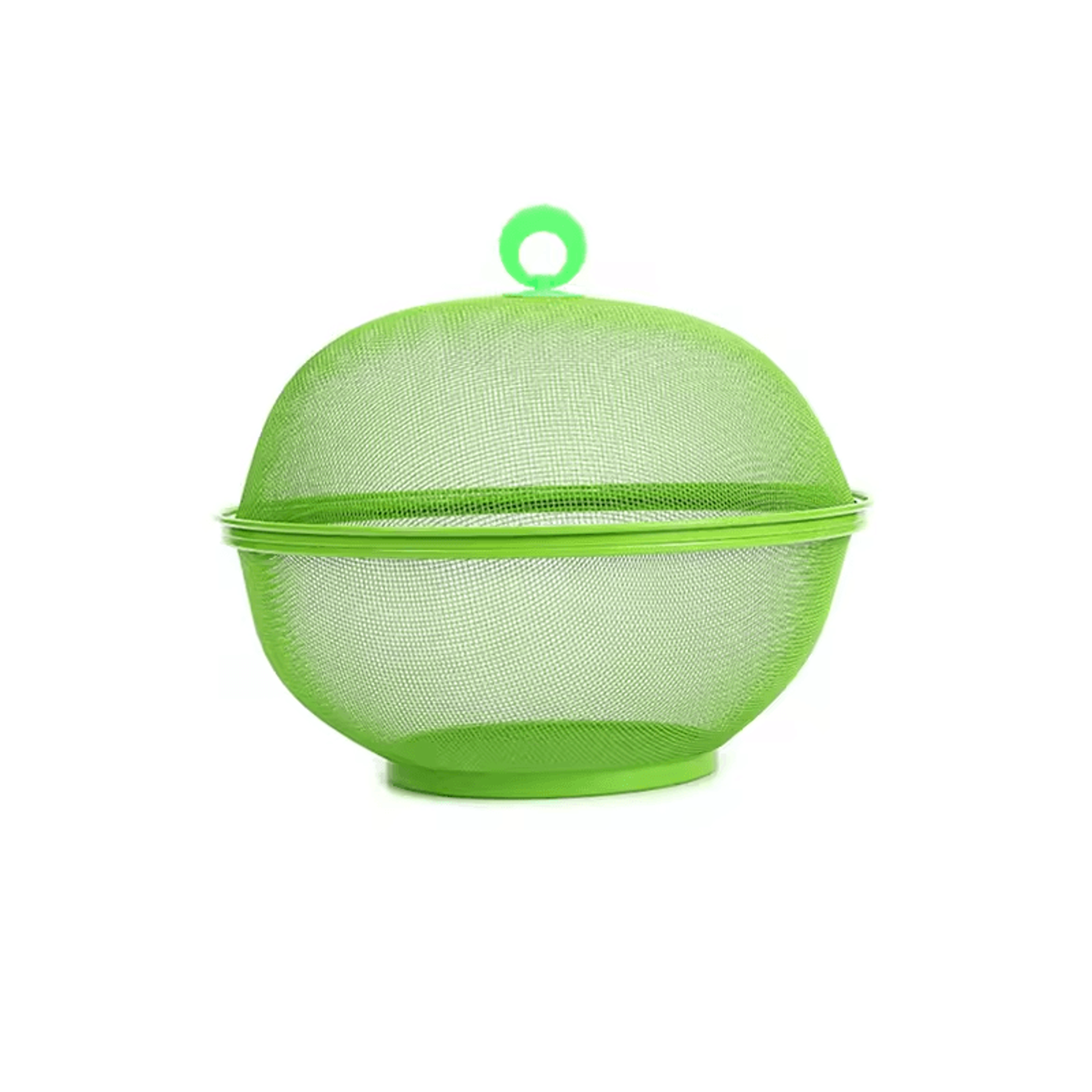 Mesh Fruit Basket With Lid Fly Proof Kitchen Storage Basket For Fruits Vegetables 7