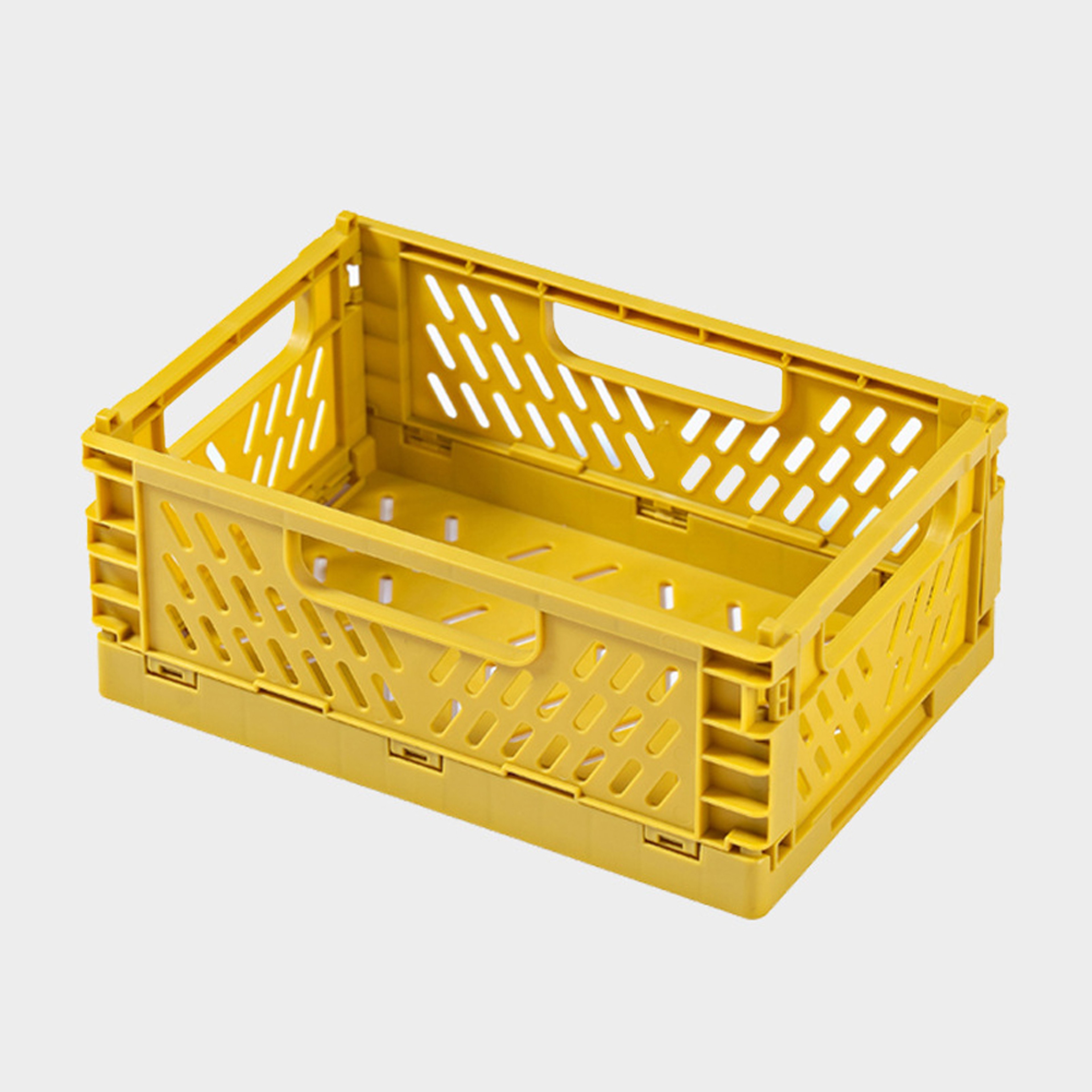 Foldable Storage Crate Basket Stackable Makeup Toys Organizer Box Portable Storage Container 9