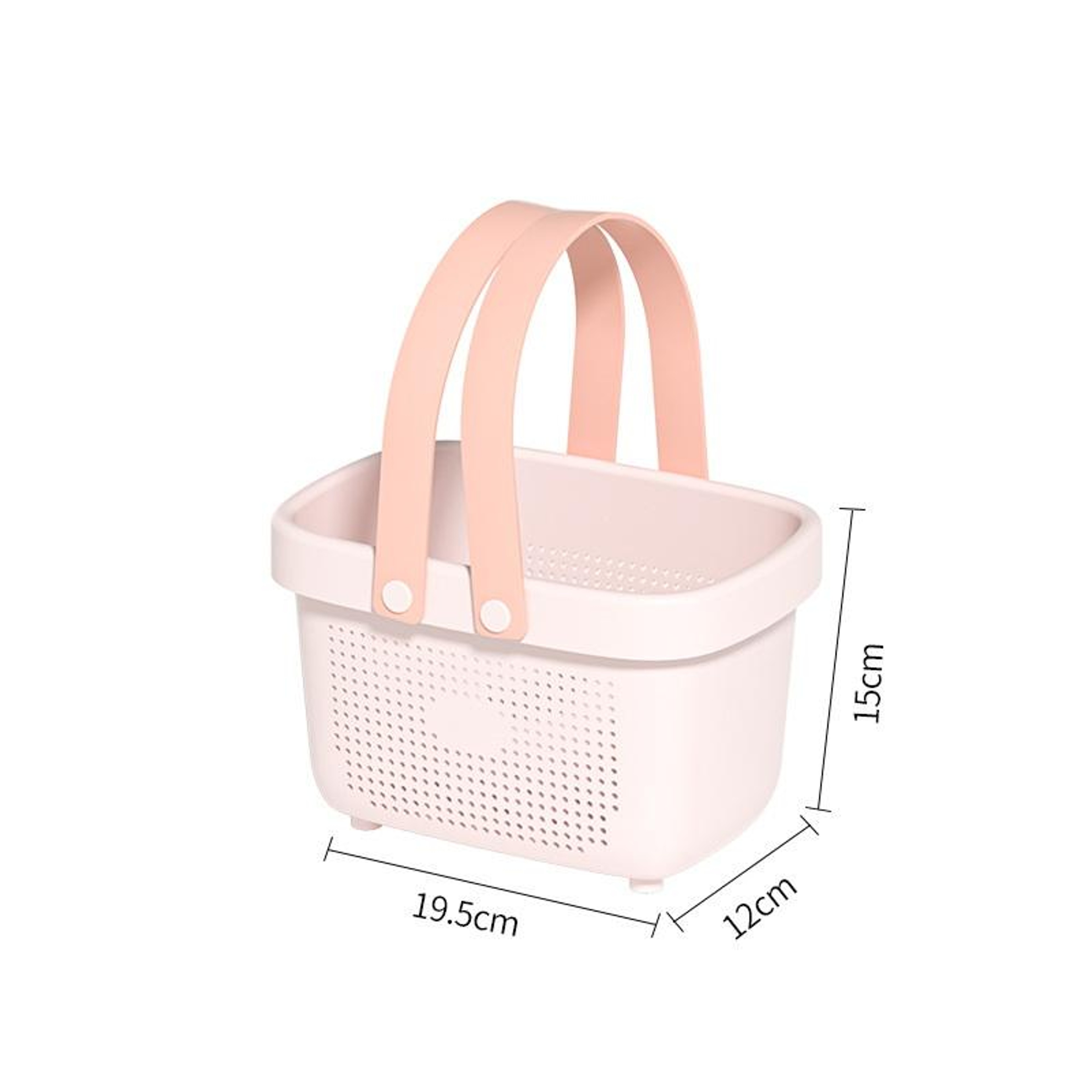 Portable Shower Caddy With Handle Plastic Bathroom Storage Basket For Dorm And Home 7