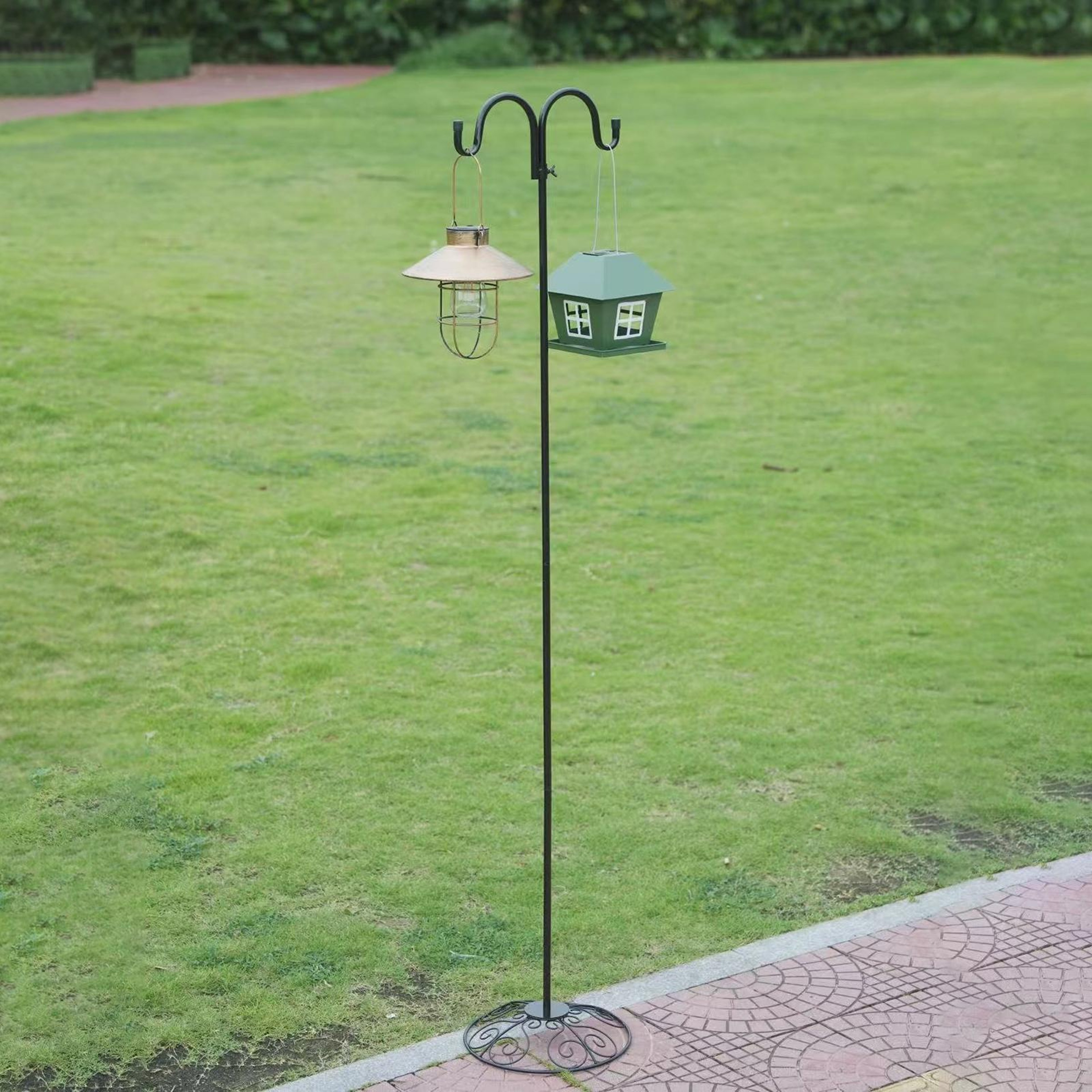 Adjustable Shepherd Hook Stand for Hanging Plants and Lanterns – view 4