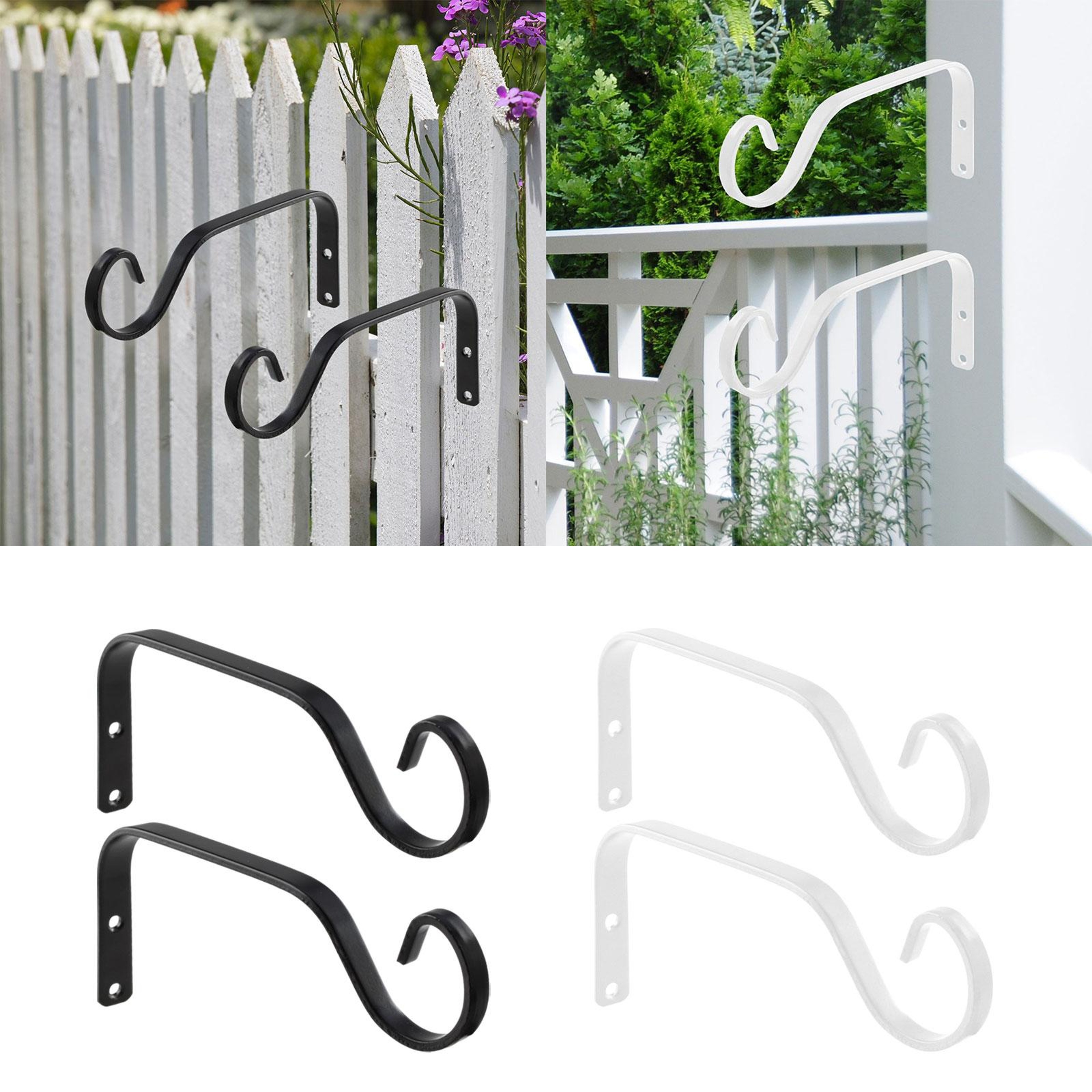 Wall Hanging Plant Hooks Hanging Plant Brackets for Baskets and Home Decor – view 3