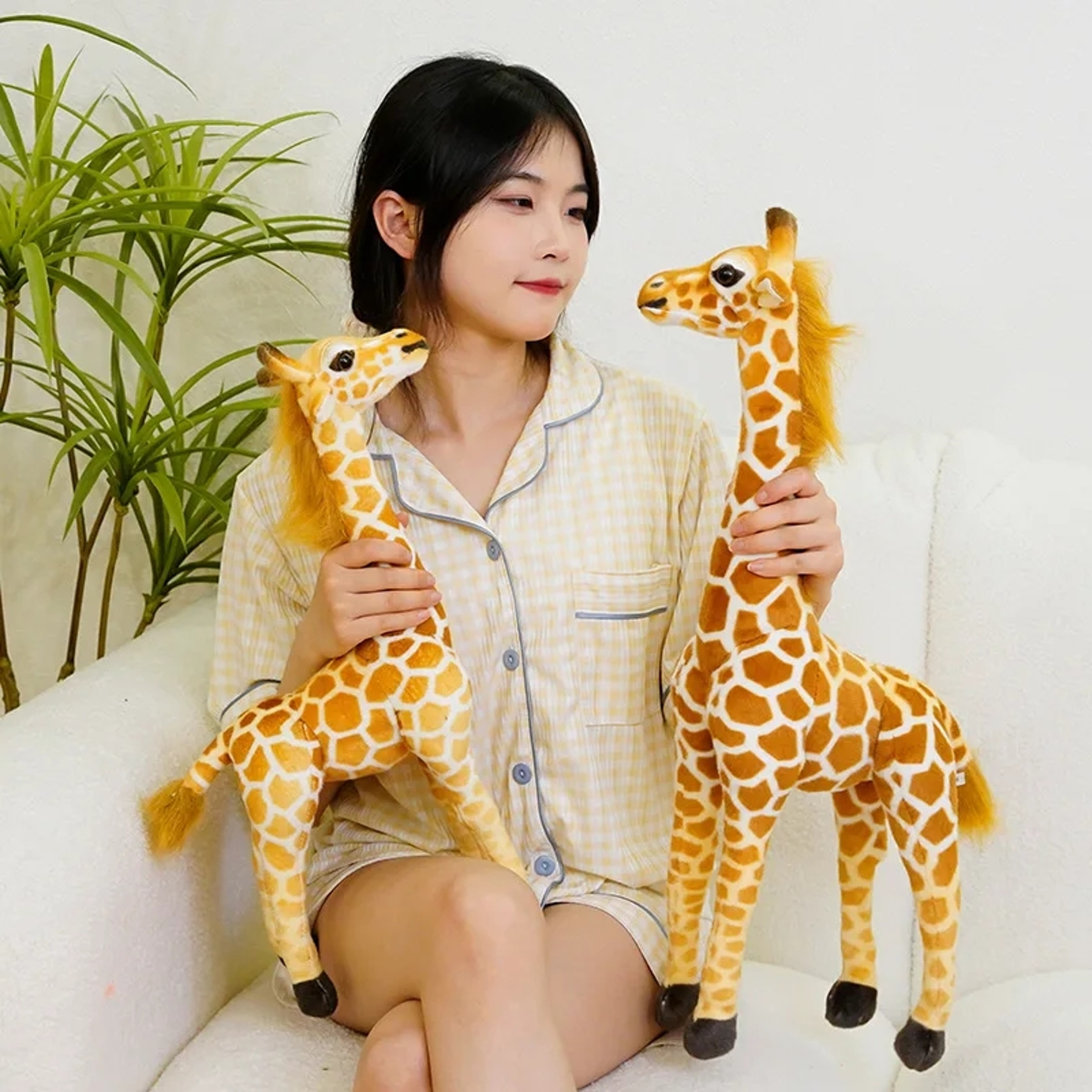 Realistic Giraffe Plush Toy Soft Stuffed Animal Gift for Kids Bedroom Decor – view 5