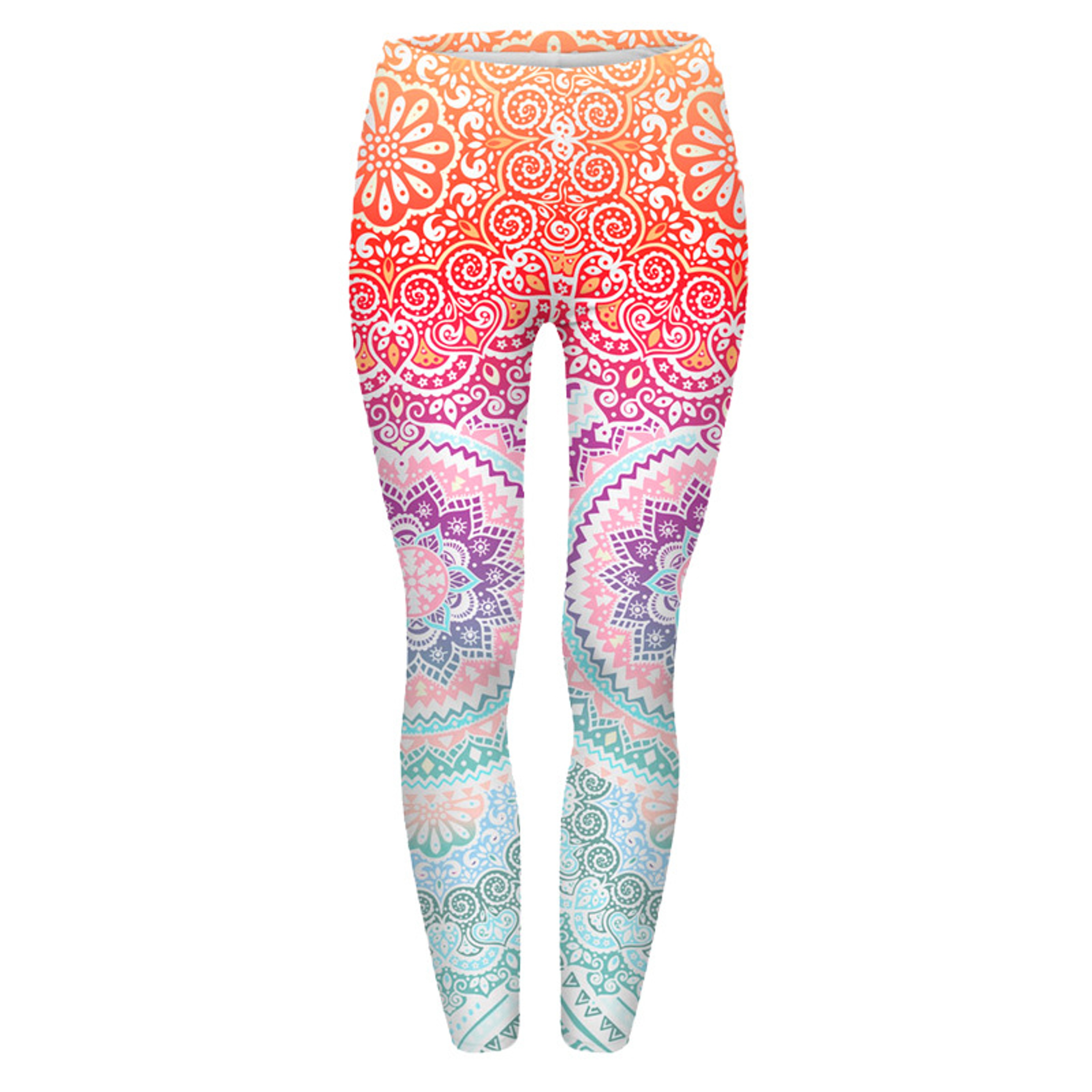 Zebra Print High Waist Butt Lifting Leggings 4 Way Stretch Workout Pants – view 2