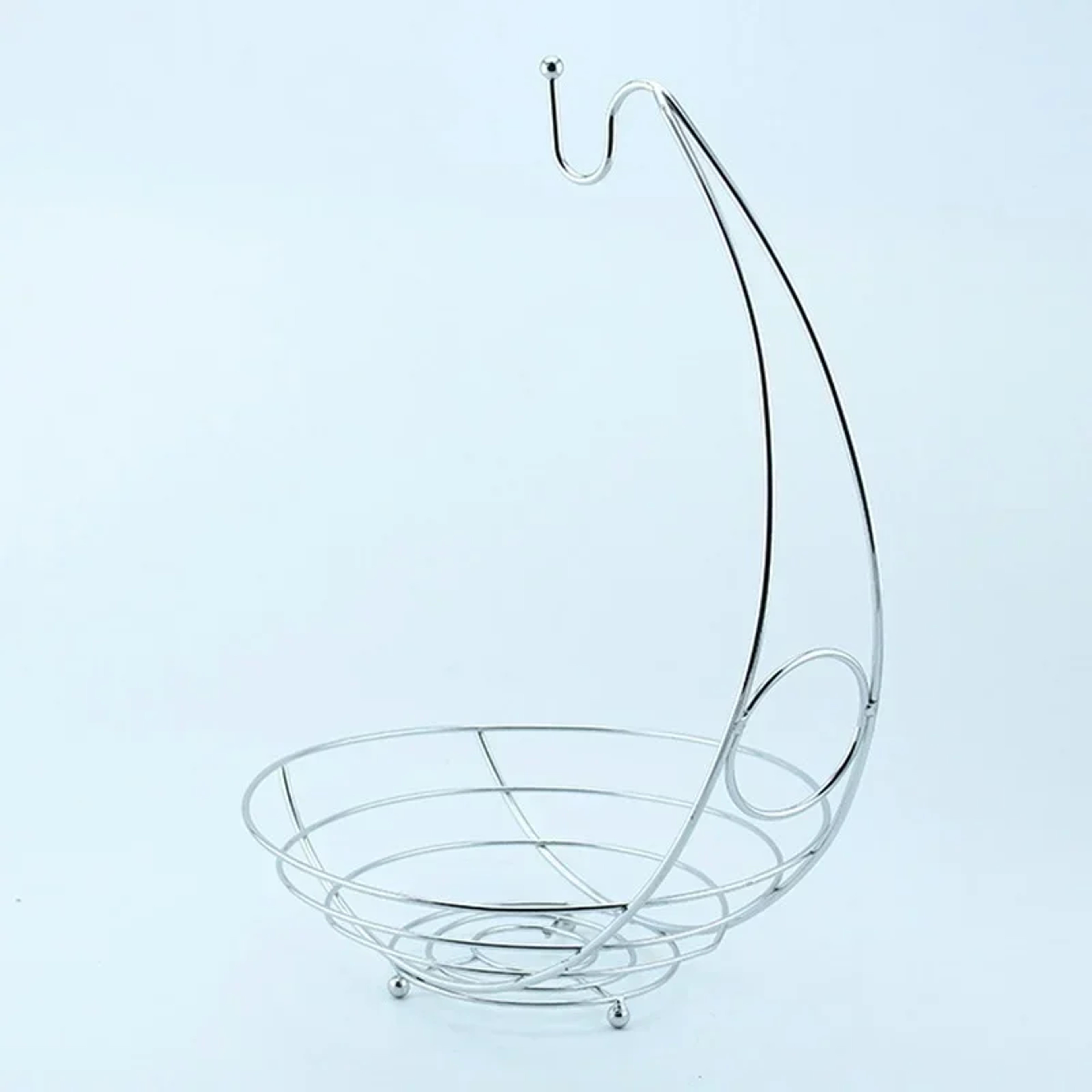 Metal Fruit Basket Banana Holder Rack Kitchen Counter Storage Organizer – view 1