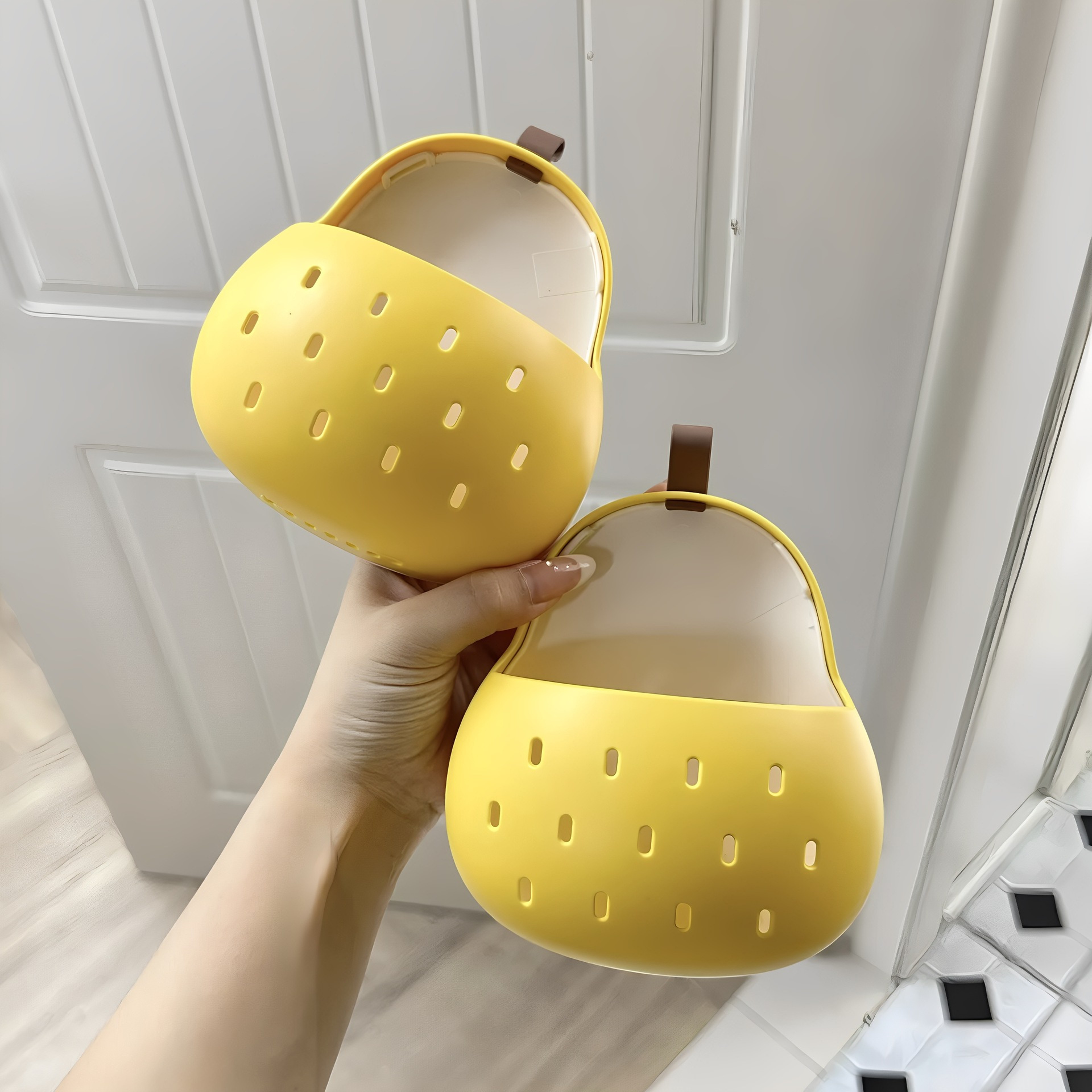 Pear Shaped Kitchen Storage Organizer Chopstick Holder with Drain Basket – view 1