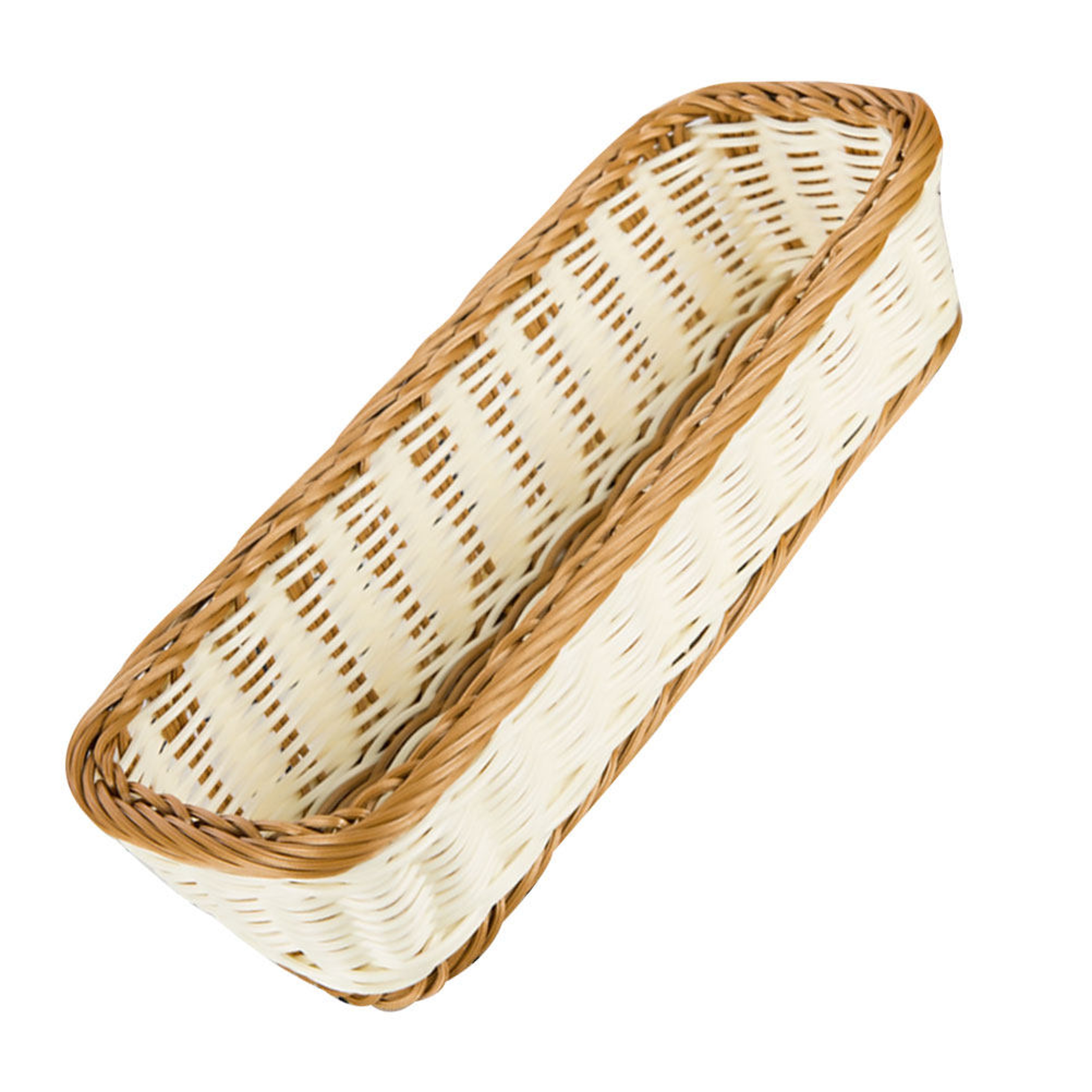 Woven Rattan Storage Basket For Bread Fruit Snacks Kitchen Home Organizer 5