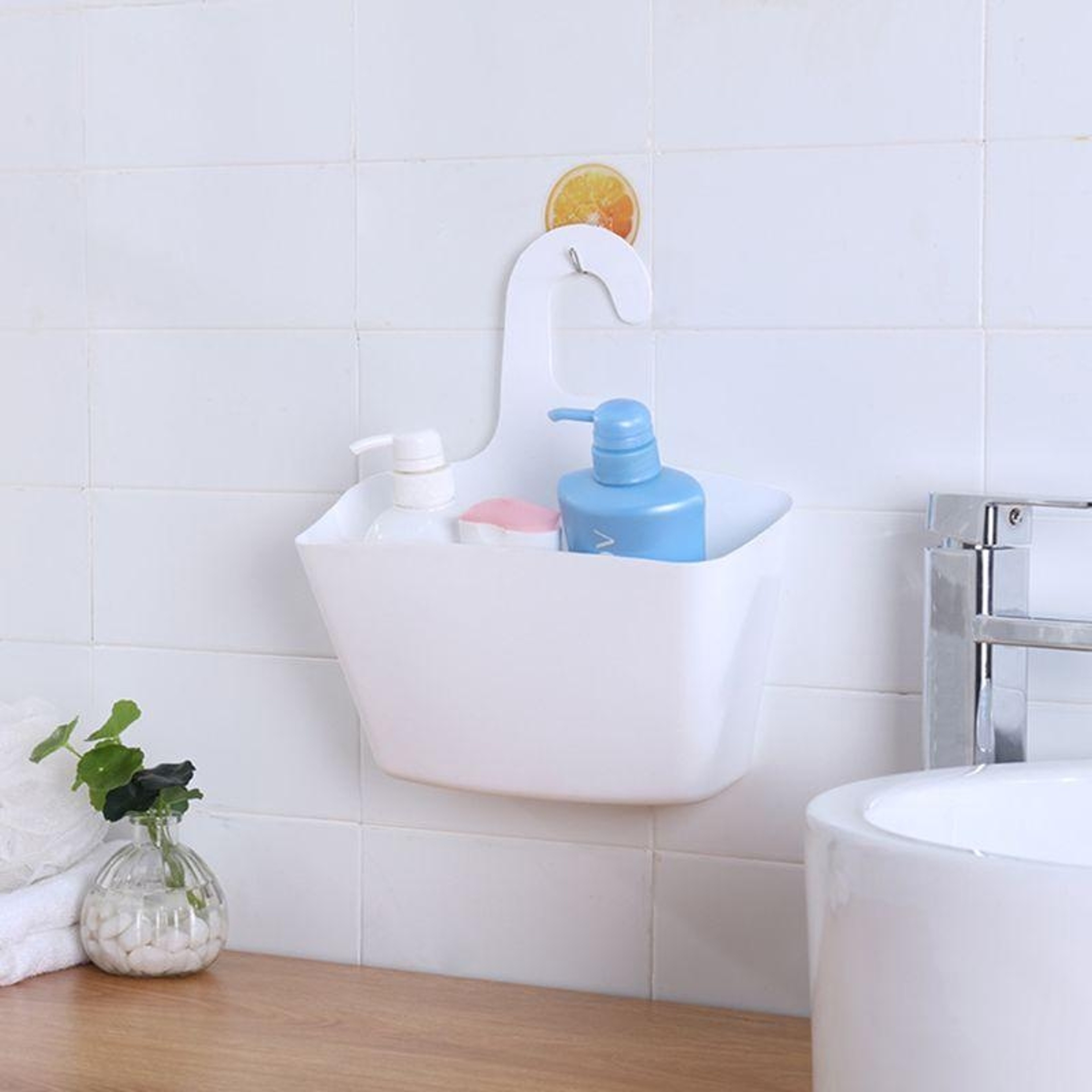 Wall Mount Shower Caddy Multi Layer Bathroom Storage Organizer – view 3