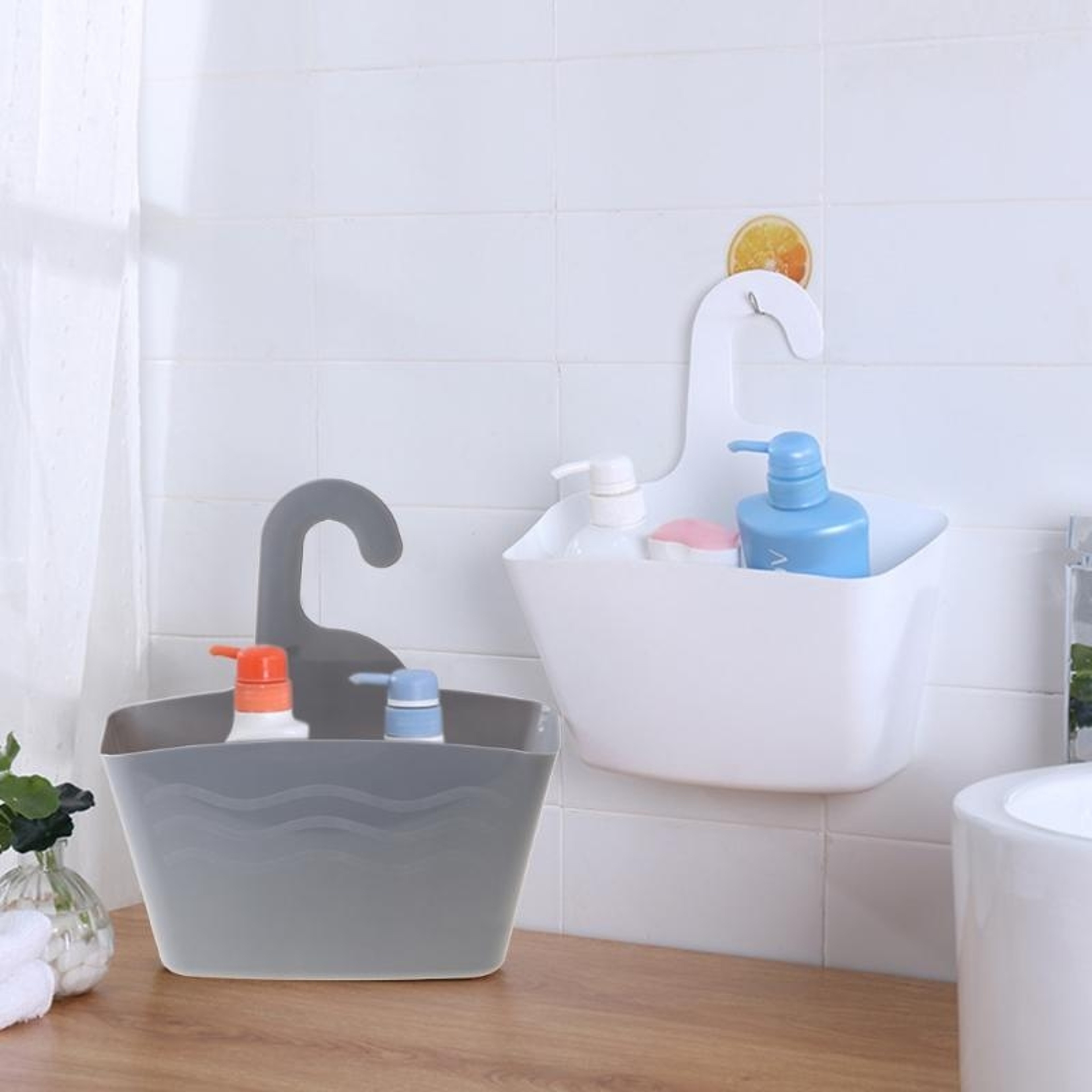 Wall Mount Shower Caddy Multi Layer Bathroom Storage Organizer – view 5