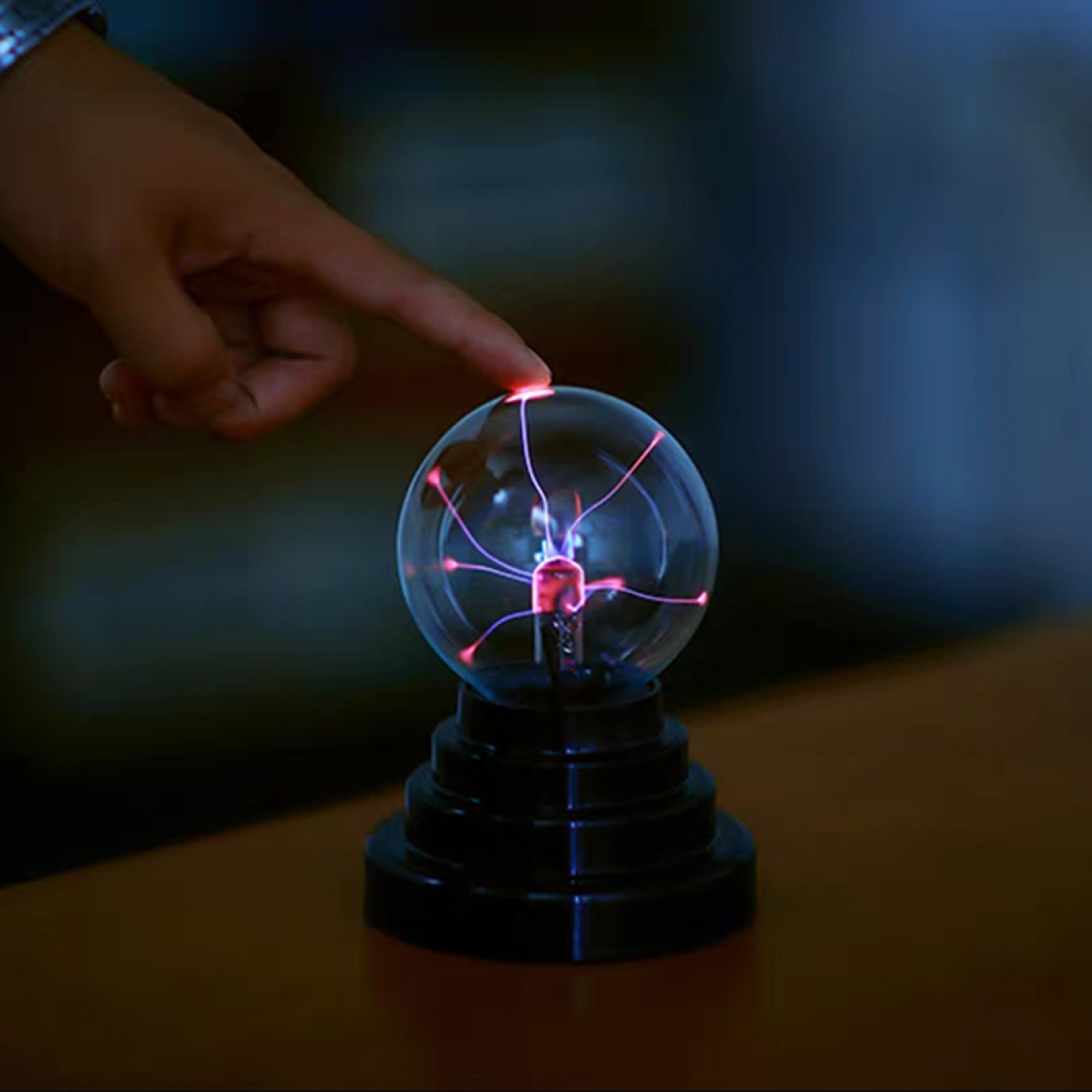 Magic Plasma Ball Lamp LED Night Light Touch Control Decor for Bedroom – view 1