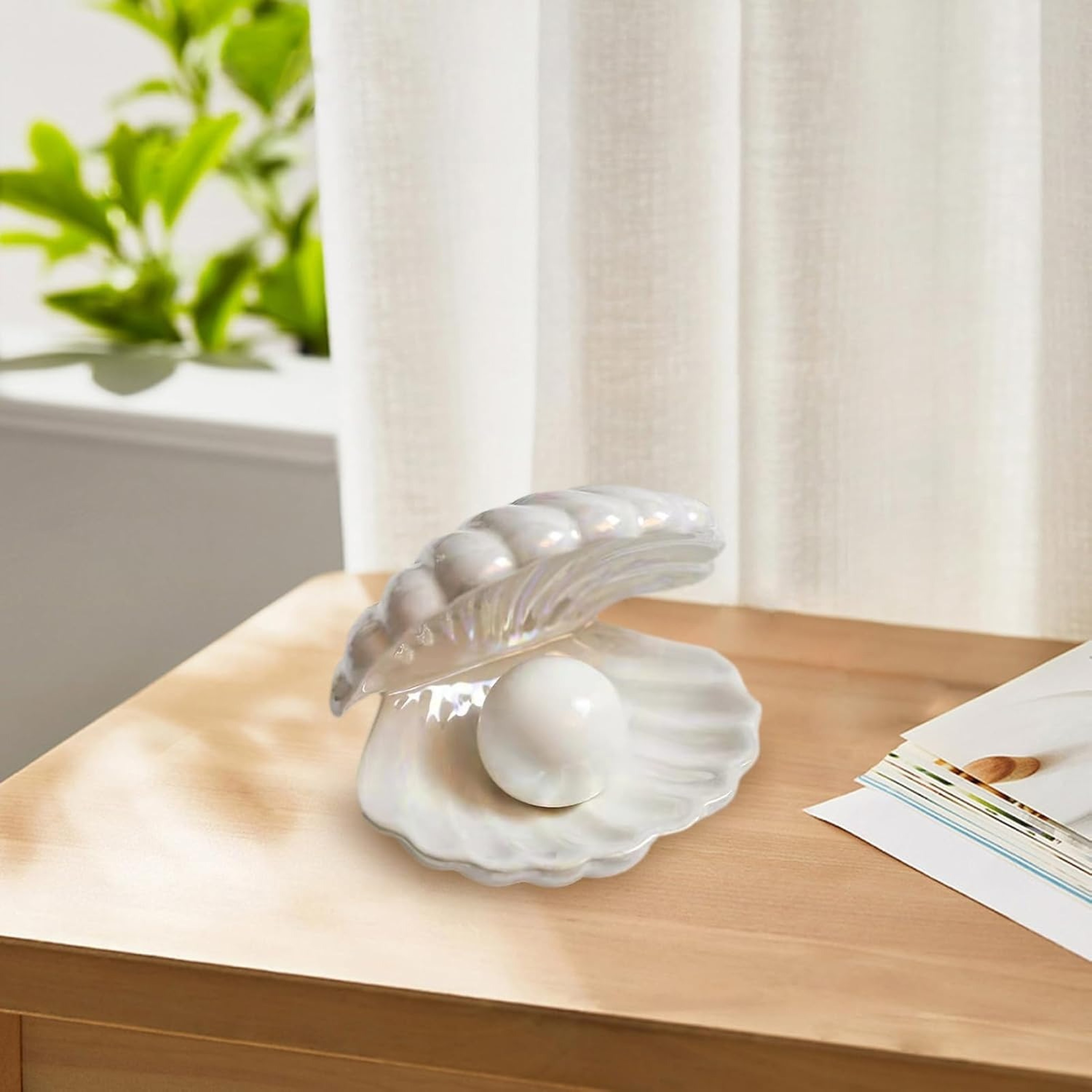 Shell Shaped Small Night Light Bedroom Decoration Lamp Cute Gift for Friends and Besties – view 1