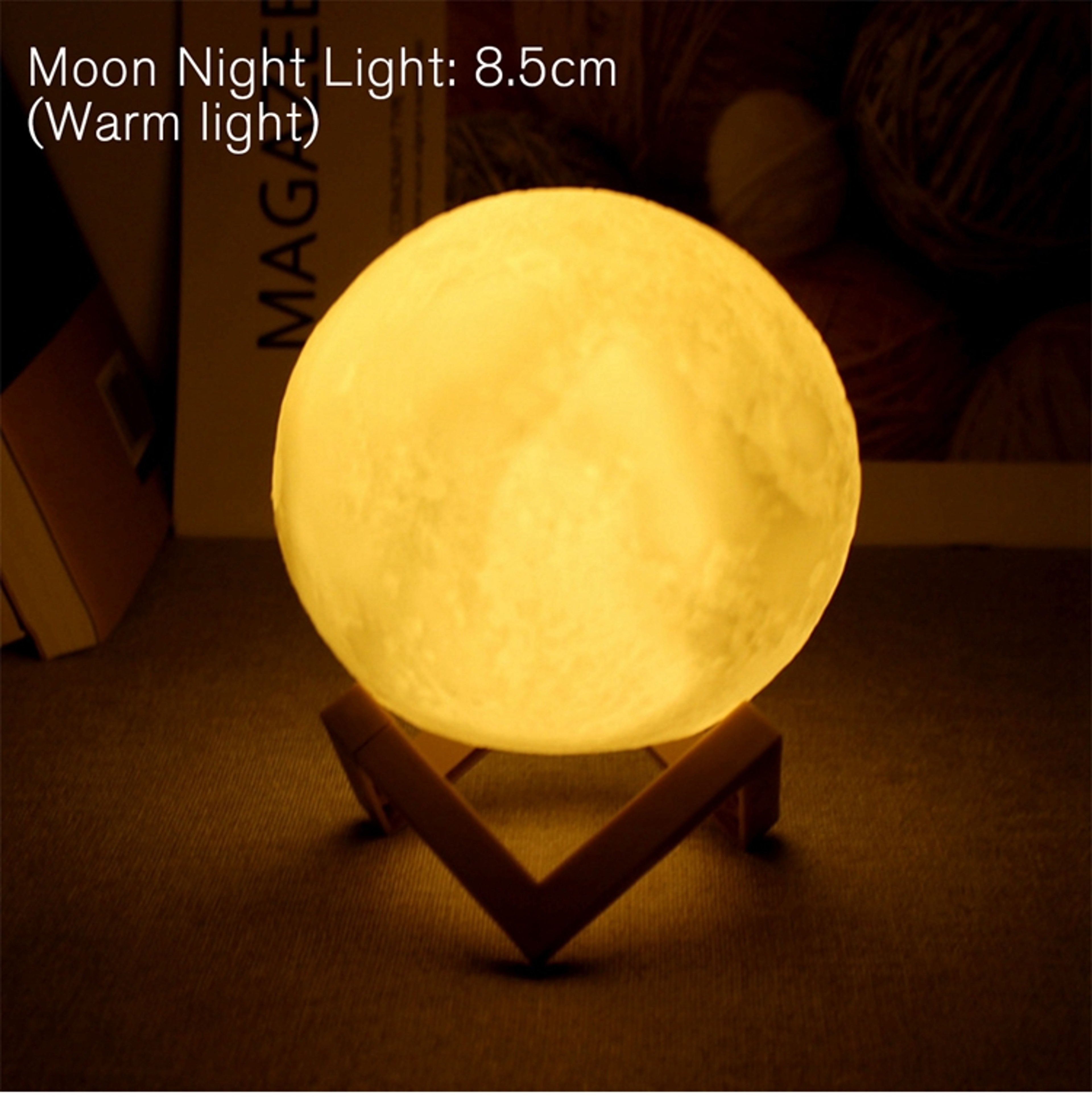 USB Powered Moon Light Starry Sky LED Night Light for Bedroom Kids Gift – view 7