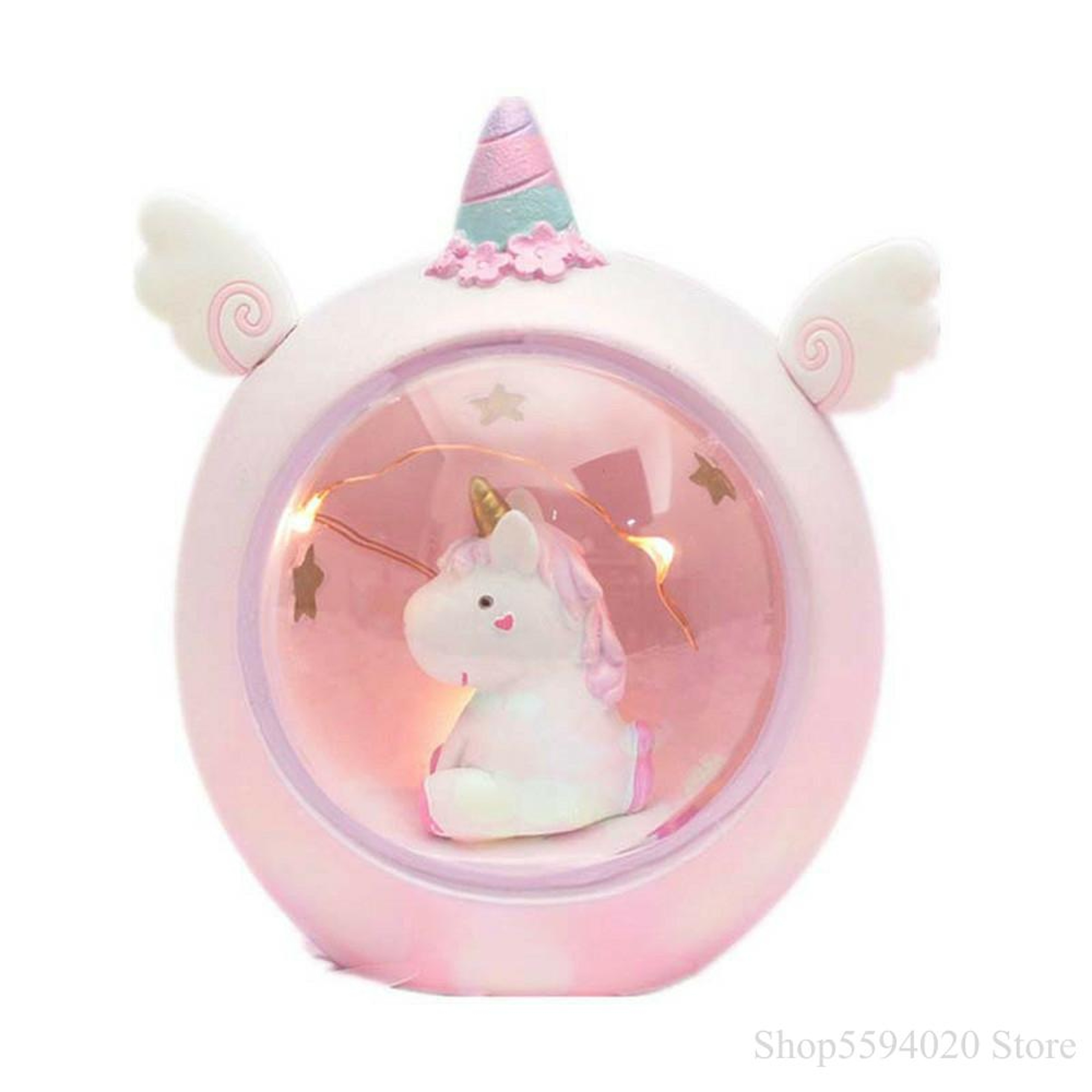 Unicorn Star Night Lamp Cute Bedroom Table Light Gift For Girls 4