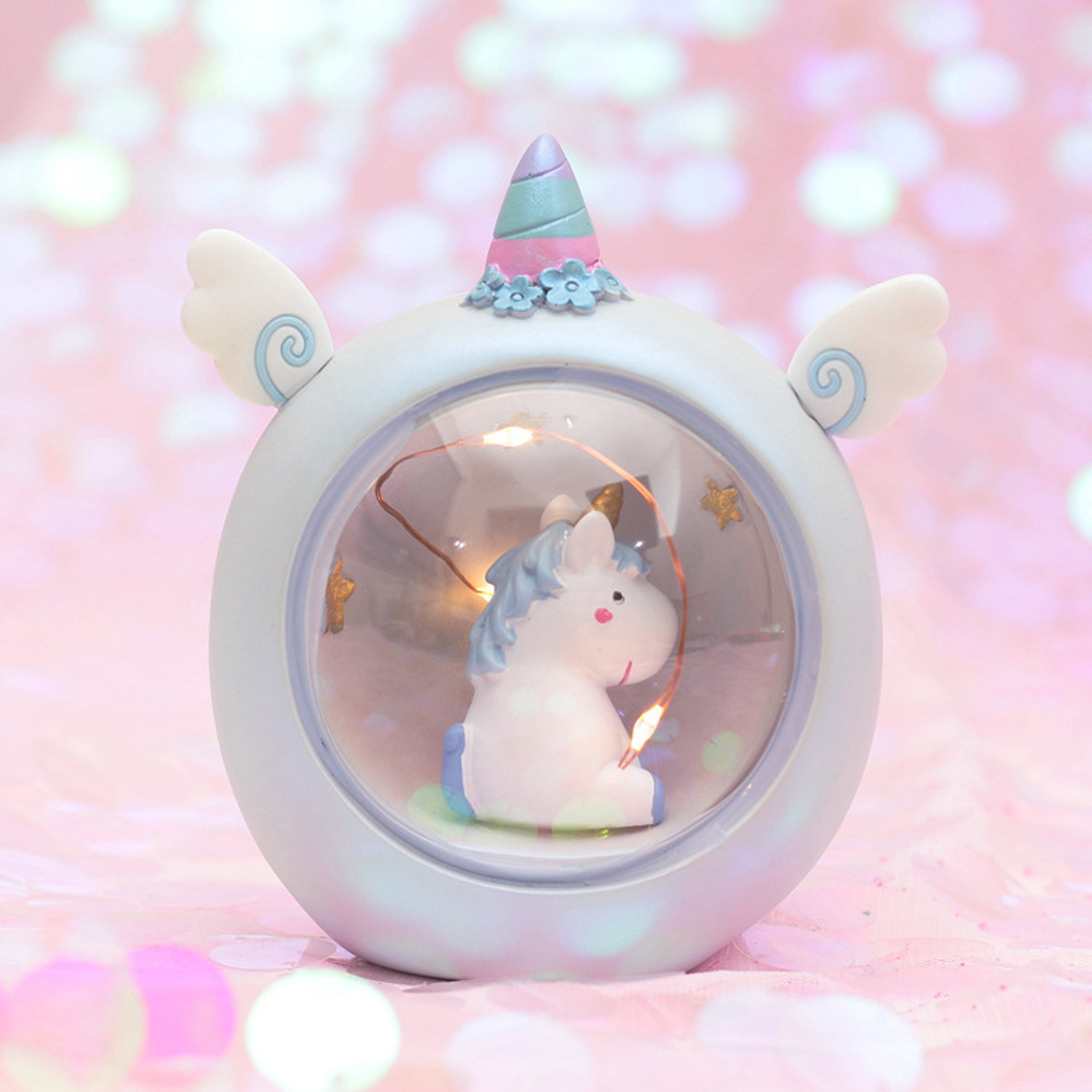 Unicorn Star Night Lamp Cute Bedroom Table Light Gift For Girls 7