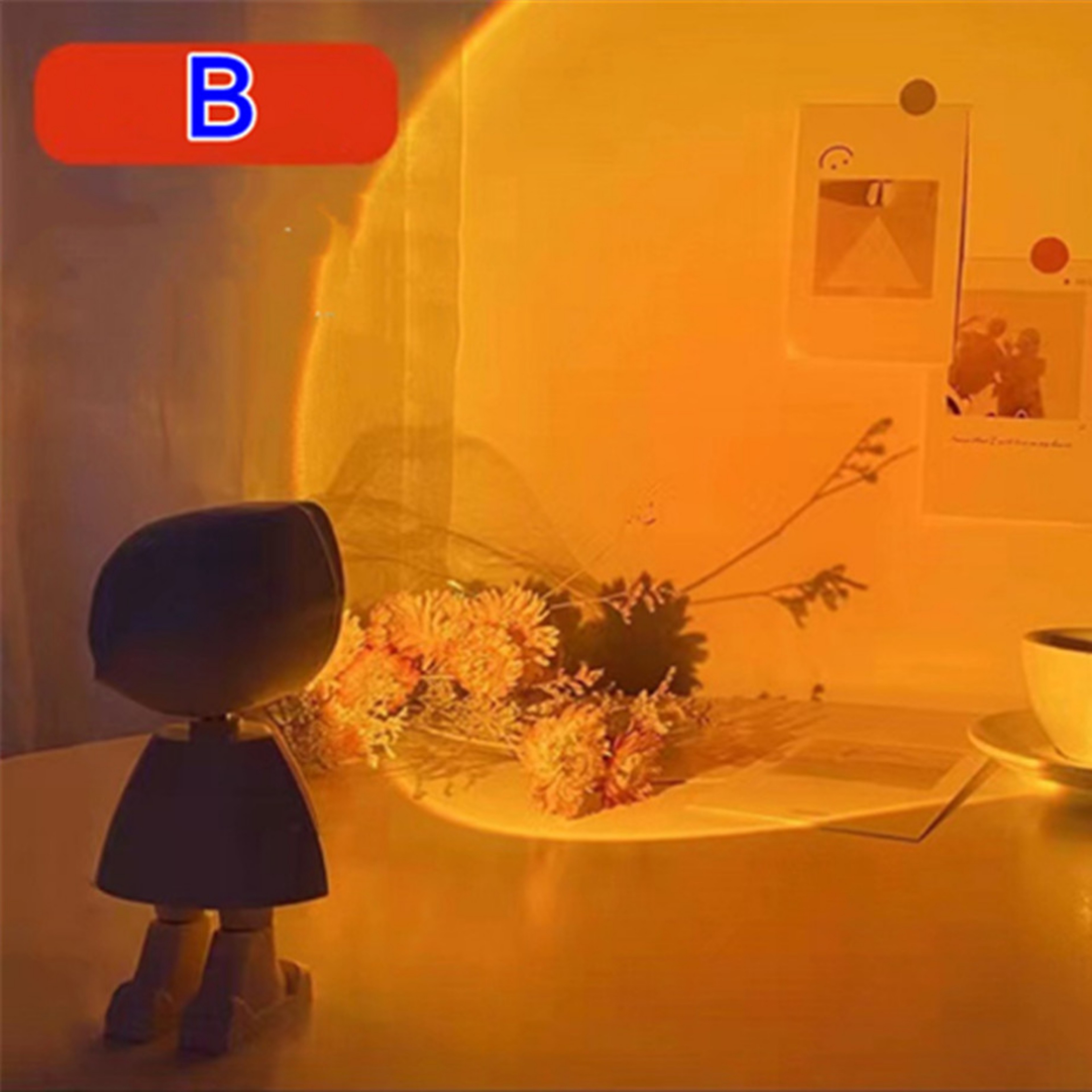 Sunset Lamp LED Night Light Projector For Bedroom Room Decor Photography Atmosphere Gift 6