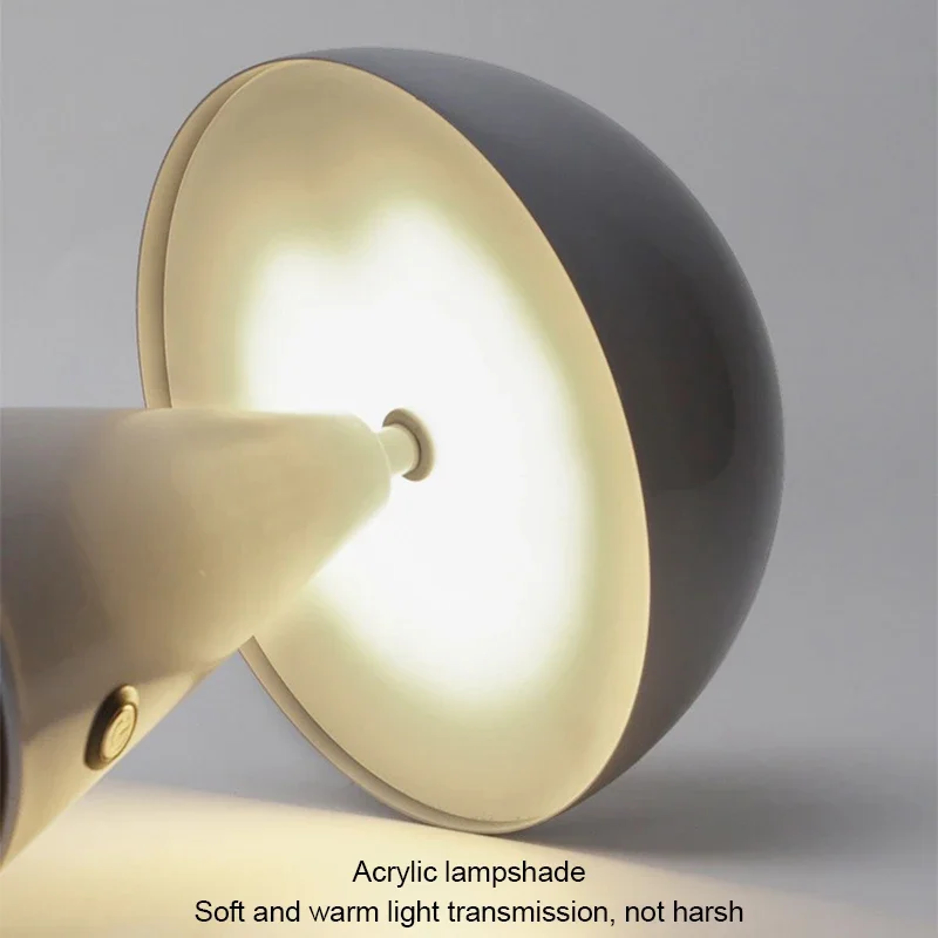 Rechargeable Mushroom LED Table Light Dimmable Bedside Lamp For Cozy Home Decor 4