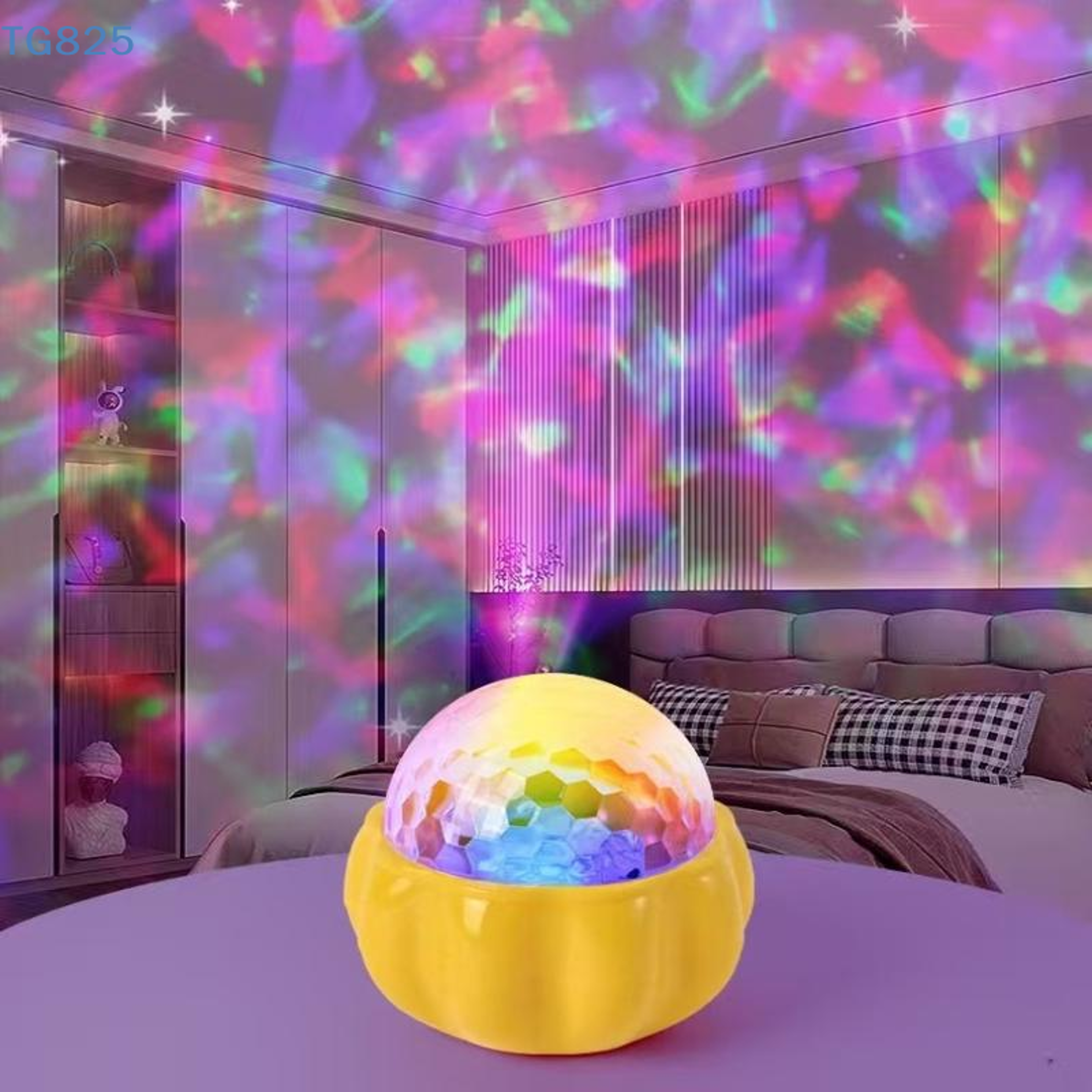 USB Star Projector Night Light RGB LED Galaxy Lamp With Remote Control – view 2