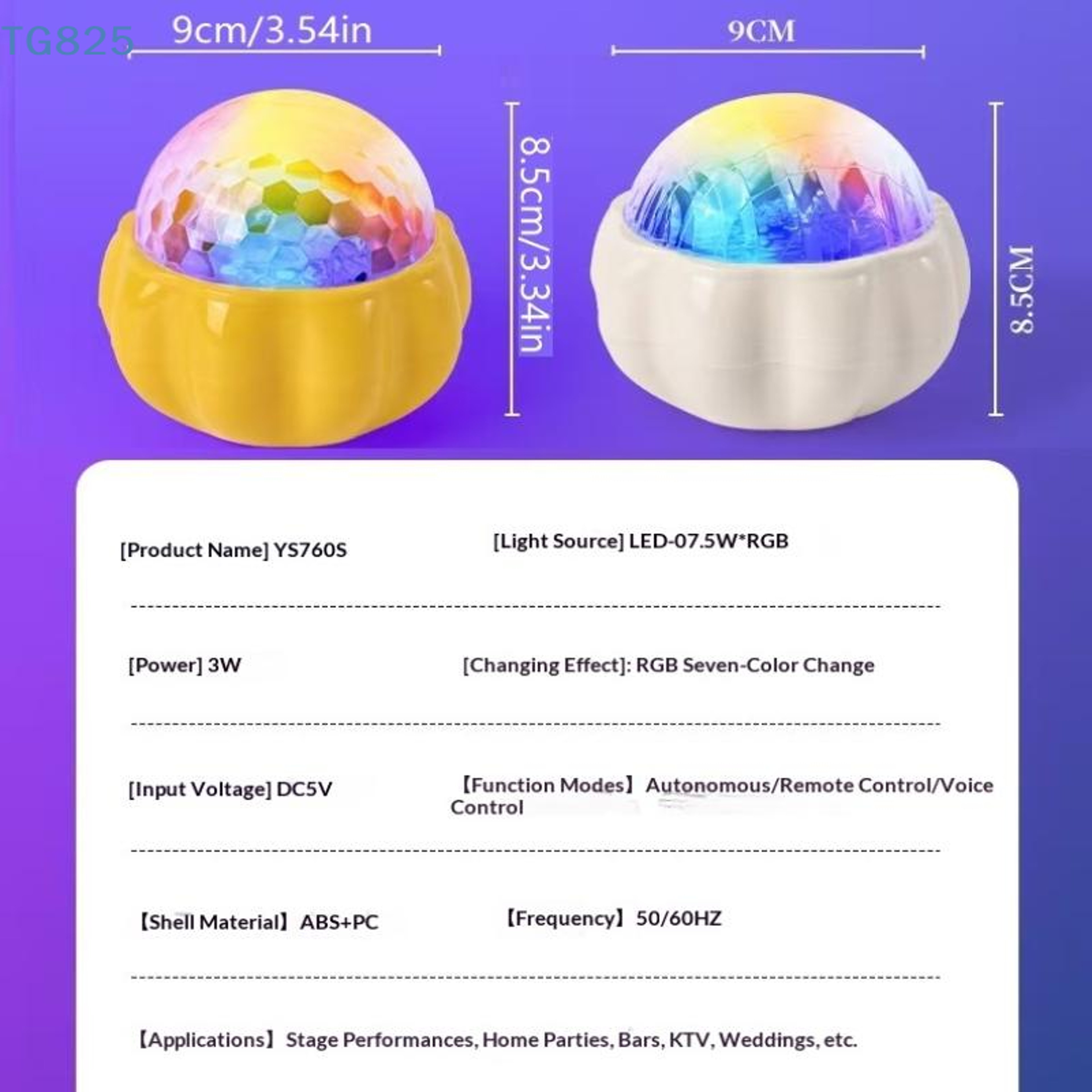 USB Star Projector Night Light RGB LED Galaxy Lamp With Remote Control – view 6