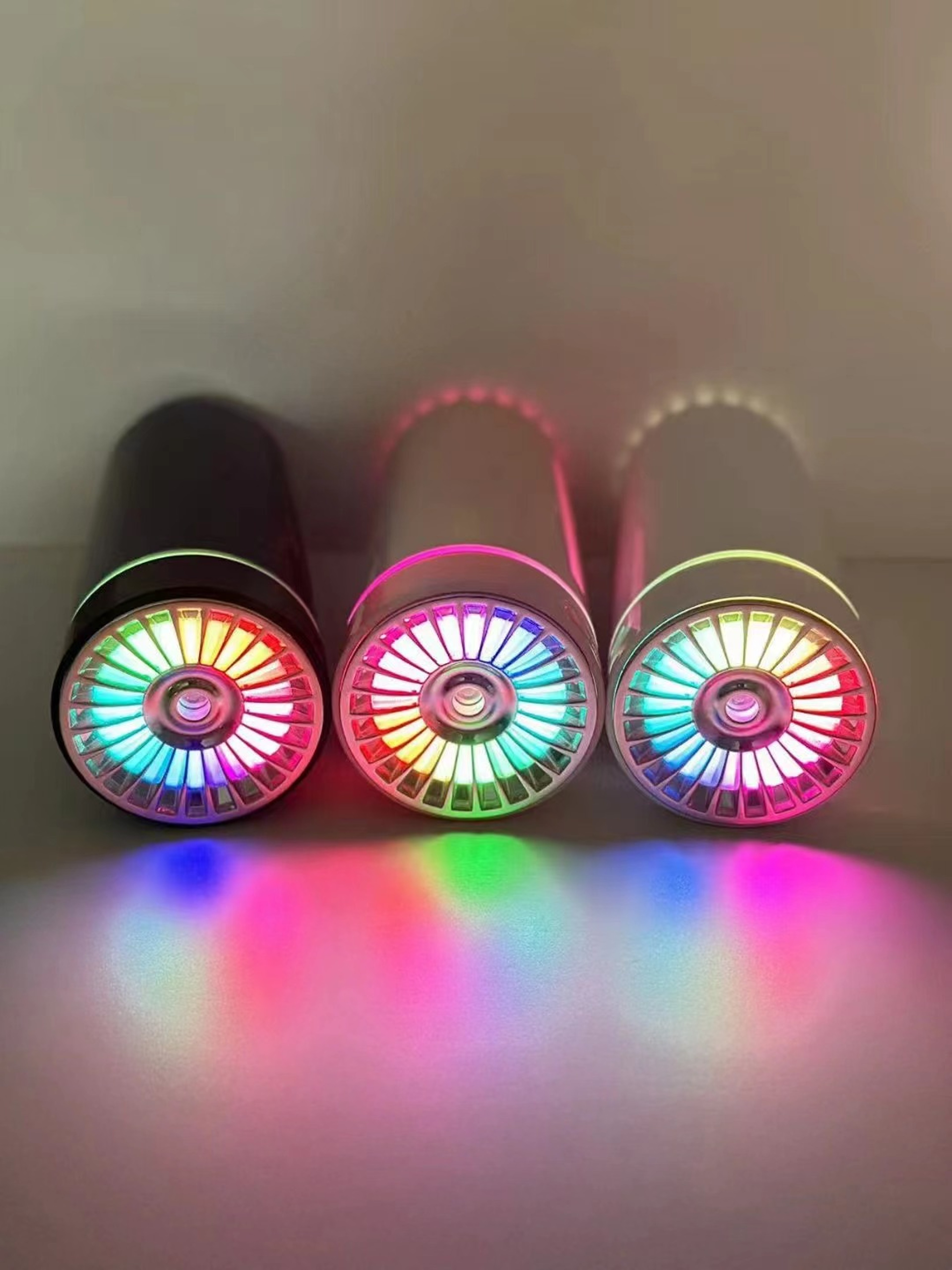 Portable Car Air Humidifier USB Diffuser With RGB LED Mist Light 1