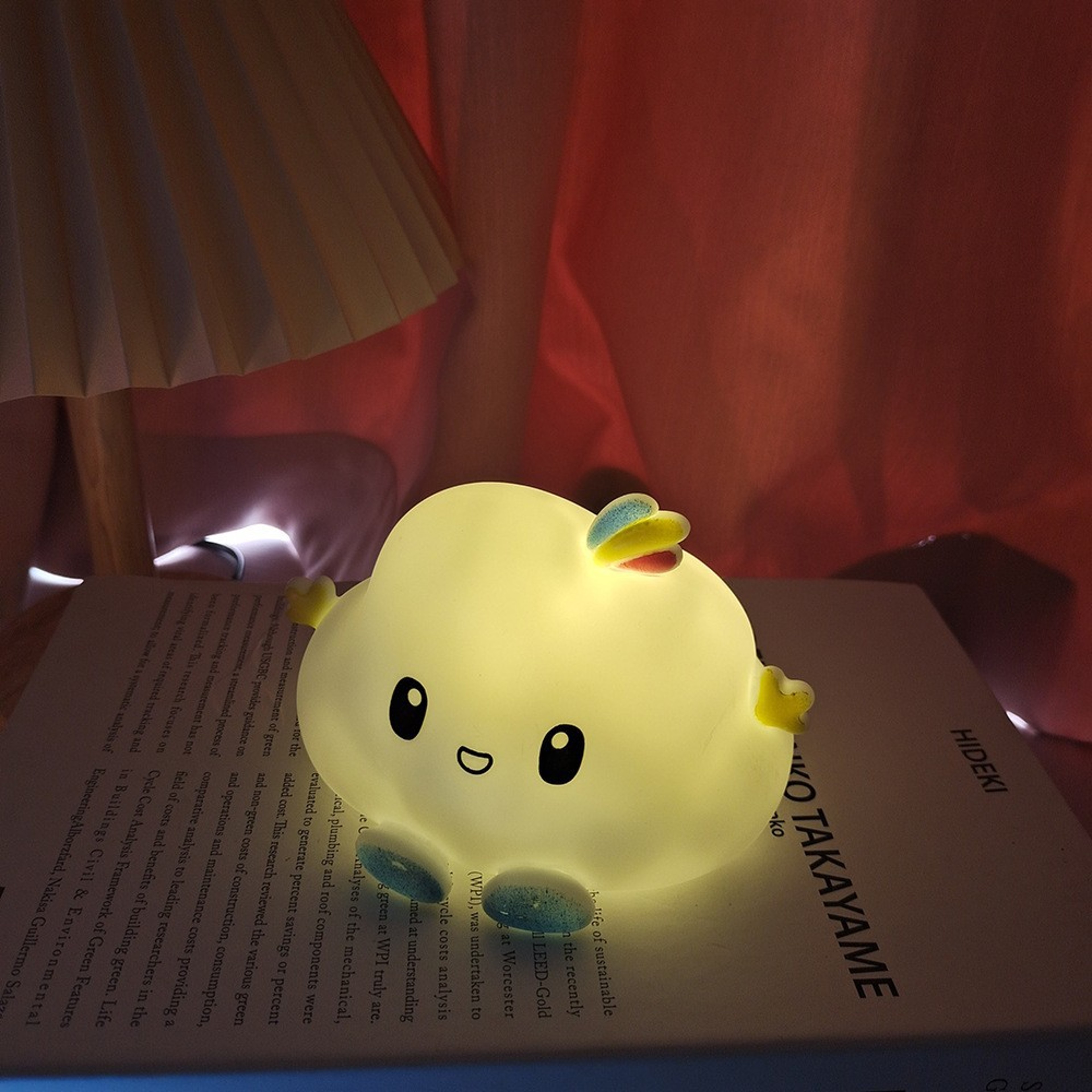 Cute Cloud Night Light For Kids Bedroom Soft Bedside Lamp Gift 1